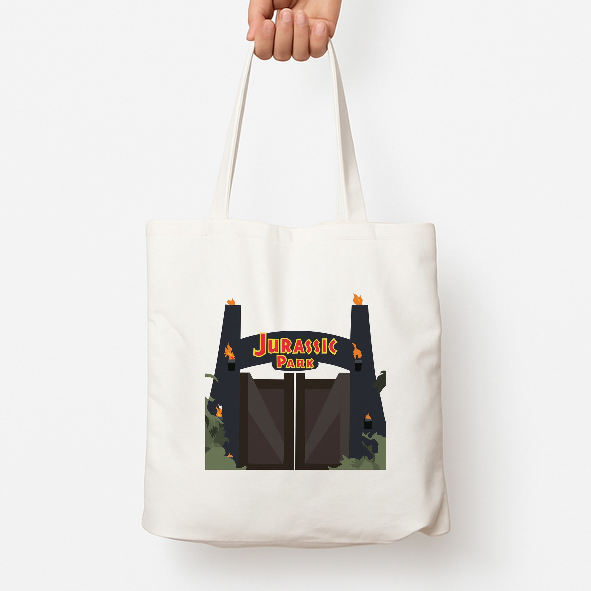 The gate - Dinosaur Park Tote Bag
