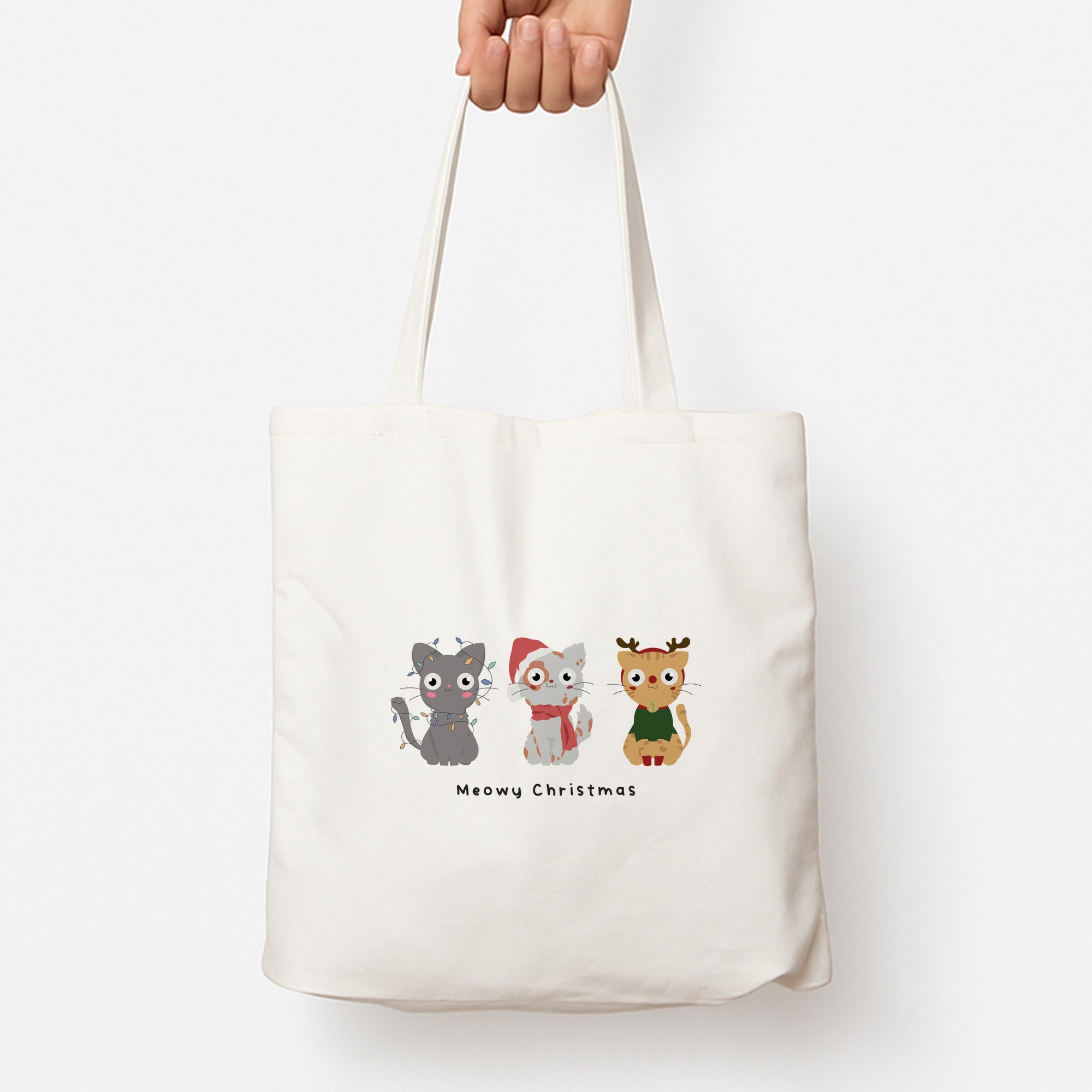 Meowy Christmas  Tote Bag
