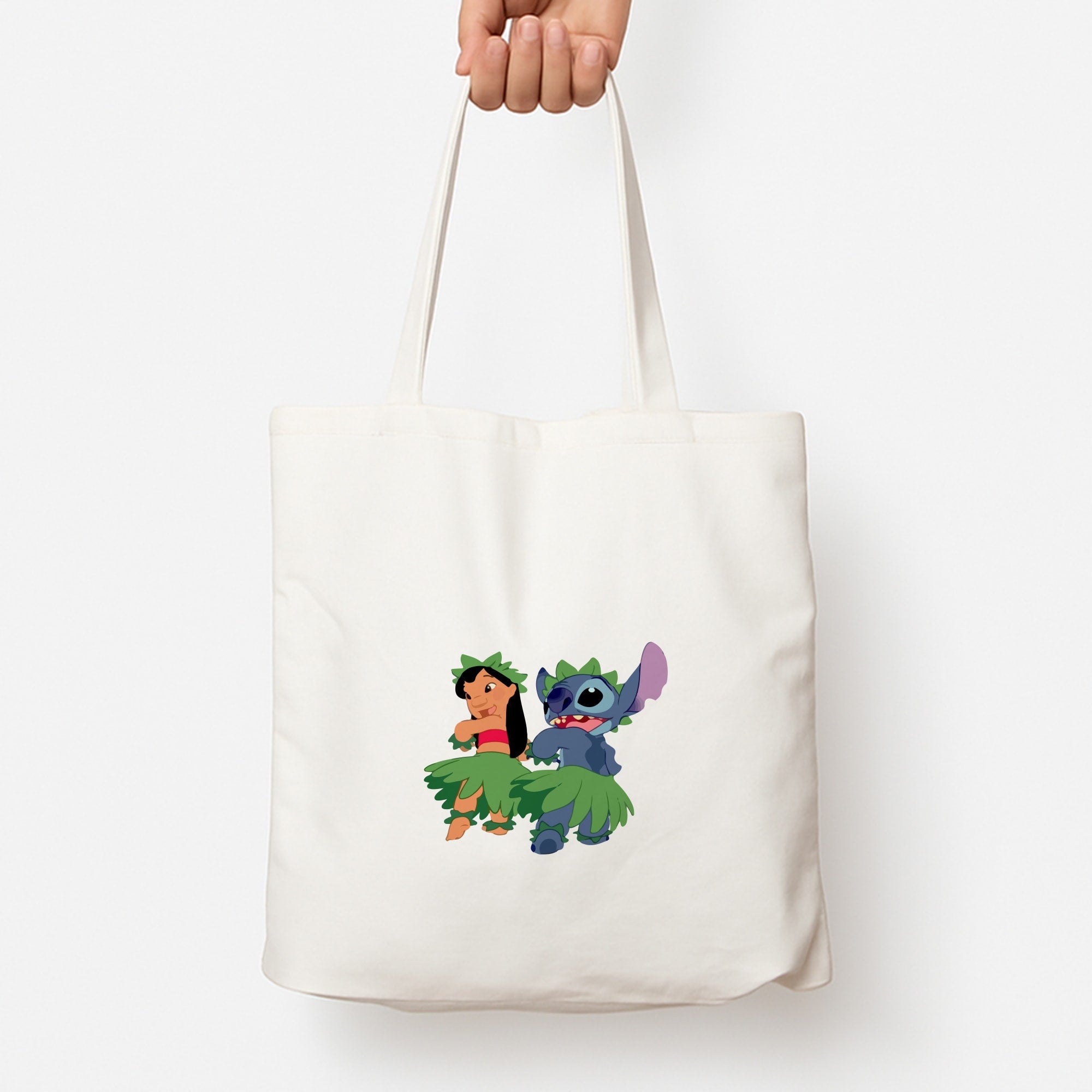 Lilo And Alien Blue Hoola Tote Bag