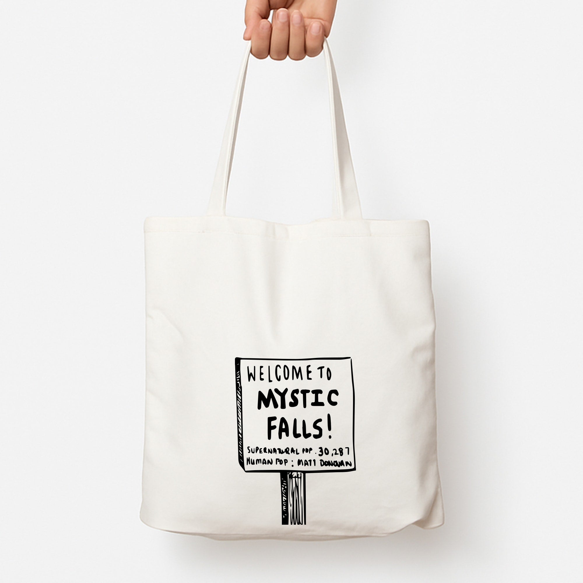 Welcome to Mystic Falls - VD Tote Bag