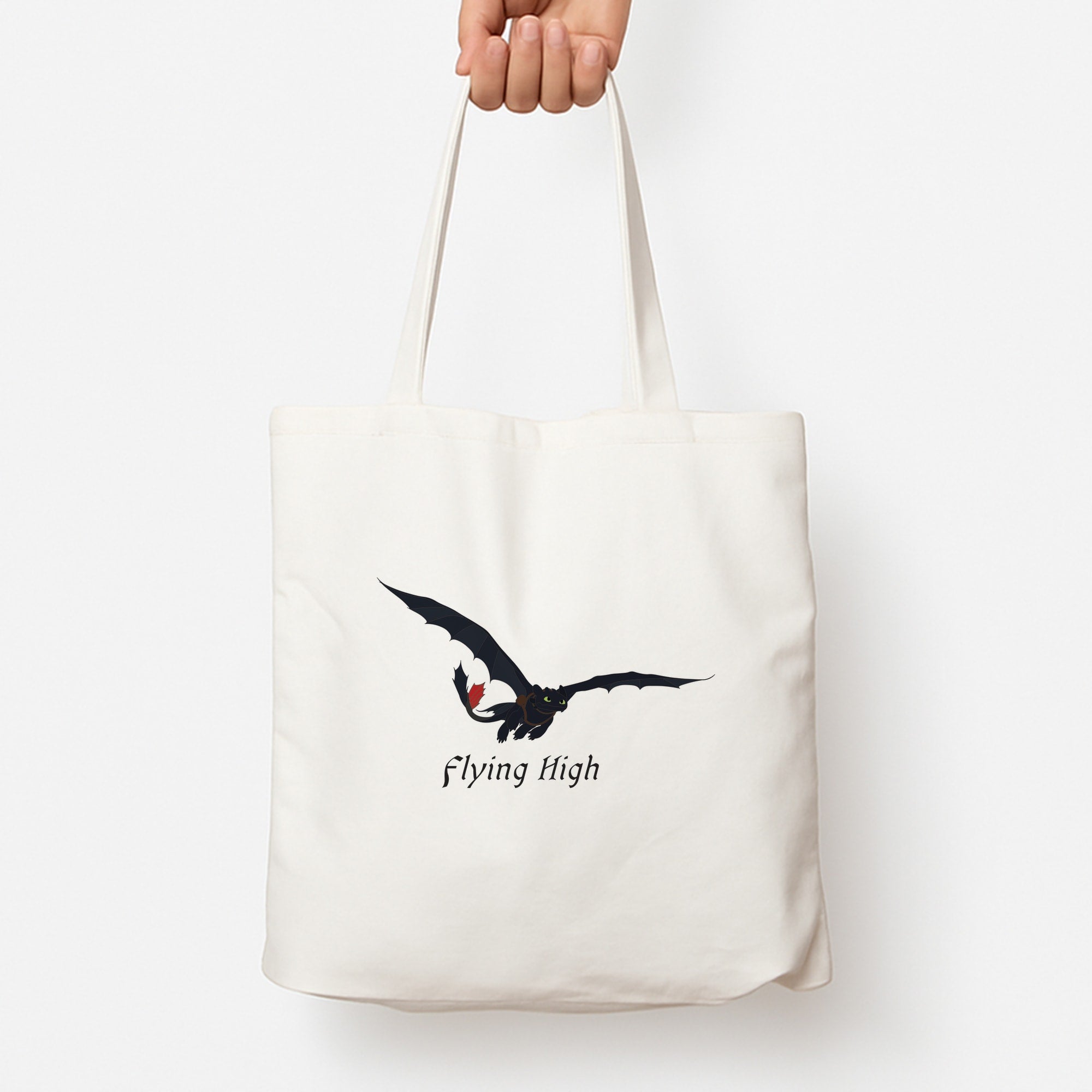 Dragon Flying High Tote Bag