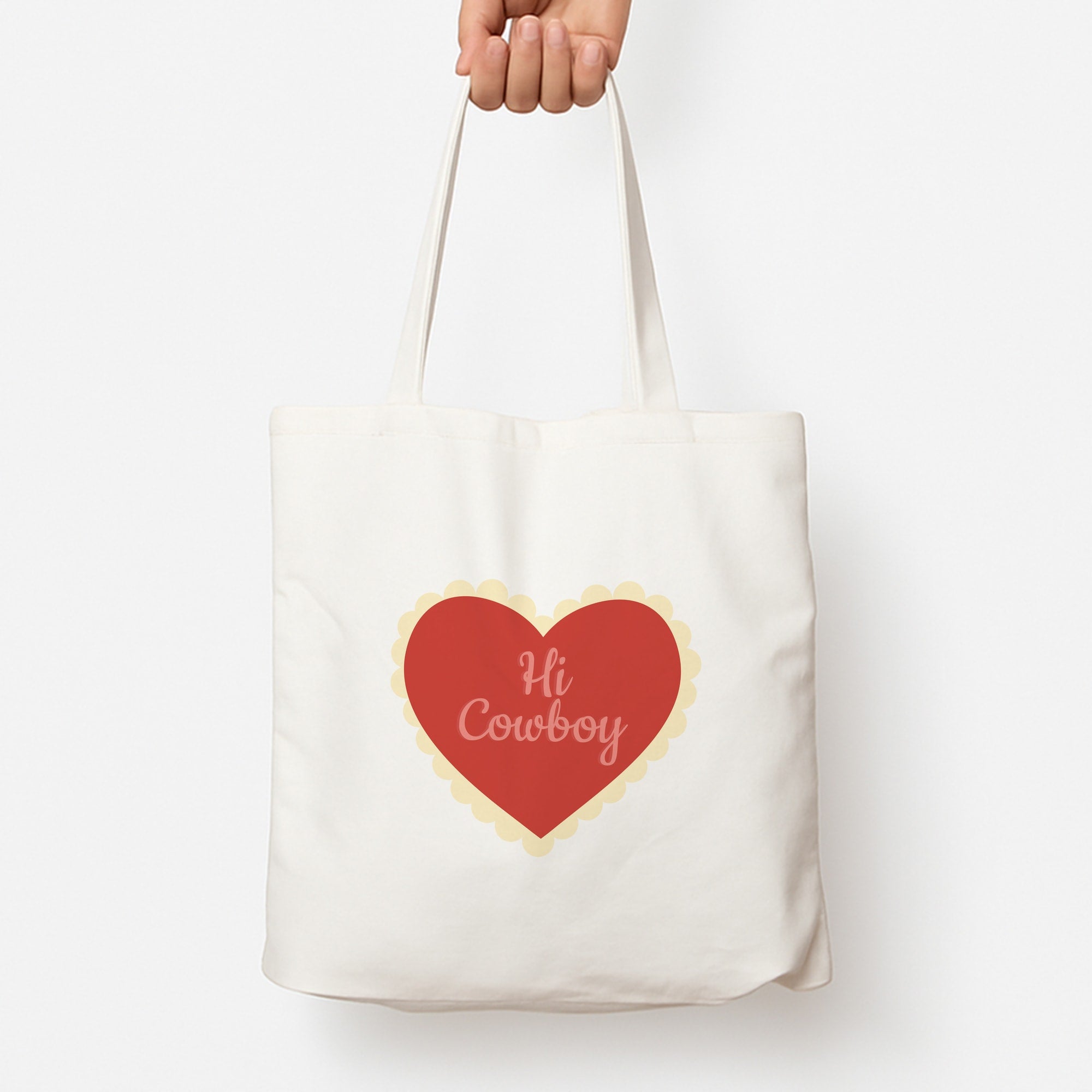 Hi Cowboy - Western  Tote Bag