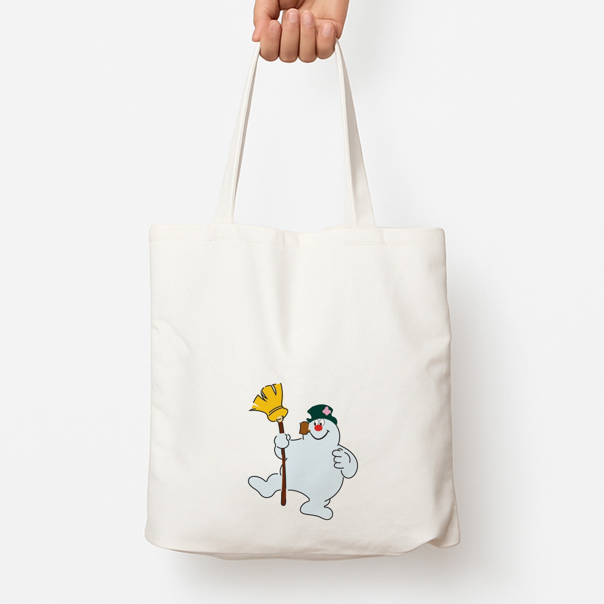 Broom - Snowman Tote Bag