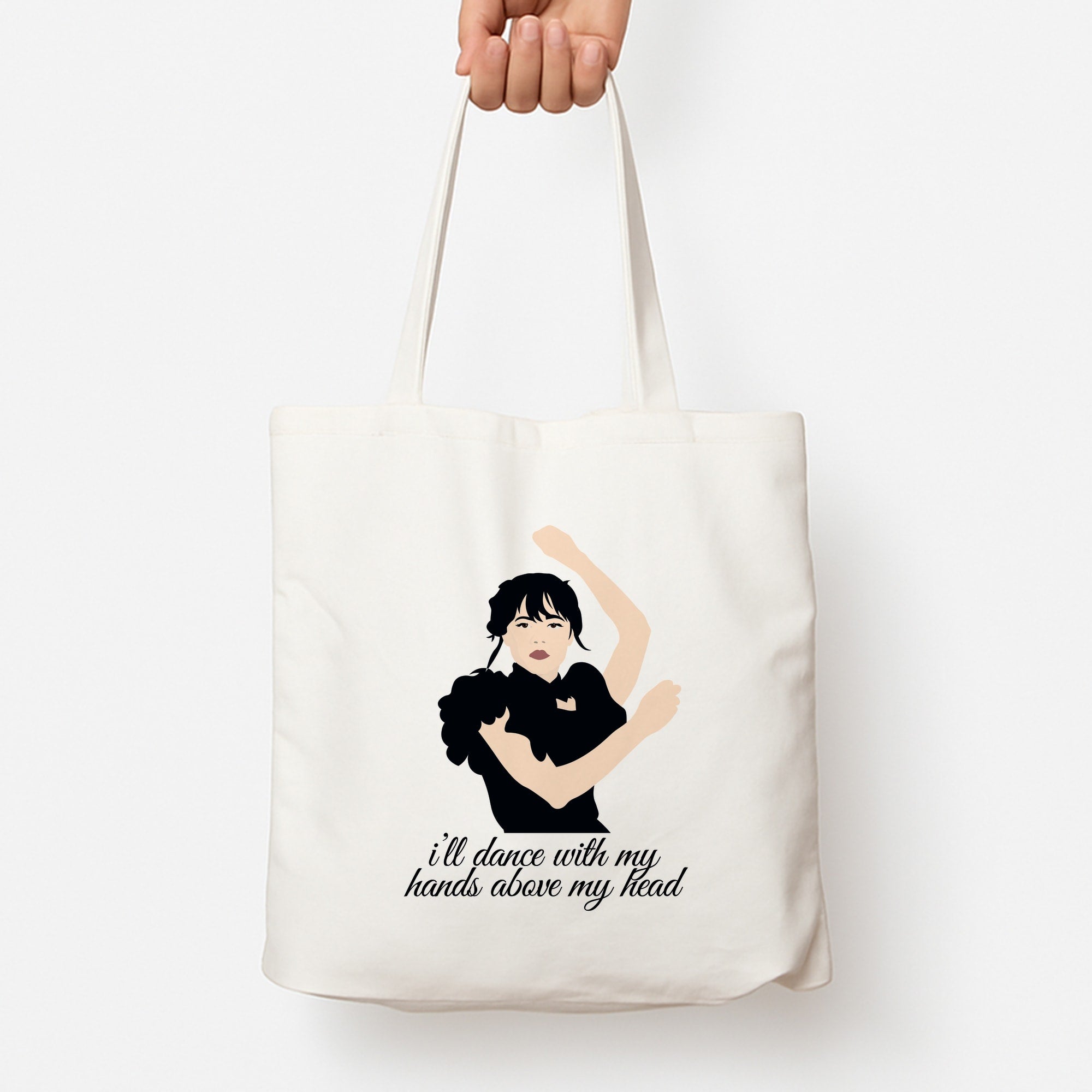 I'll Dance With My Hands Above My Head Wednesday Tote Bag
