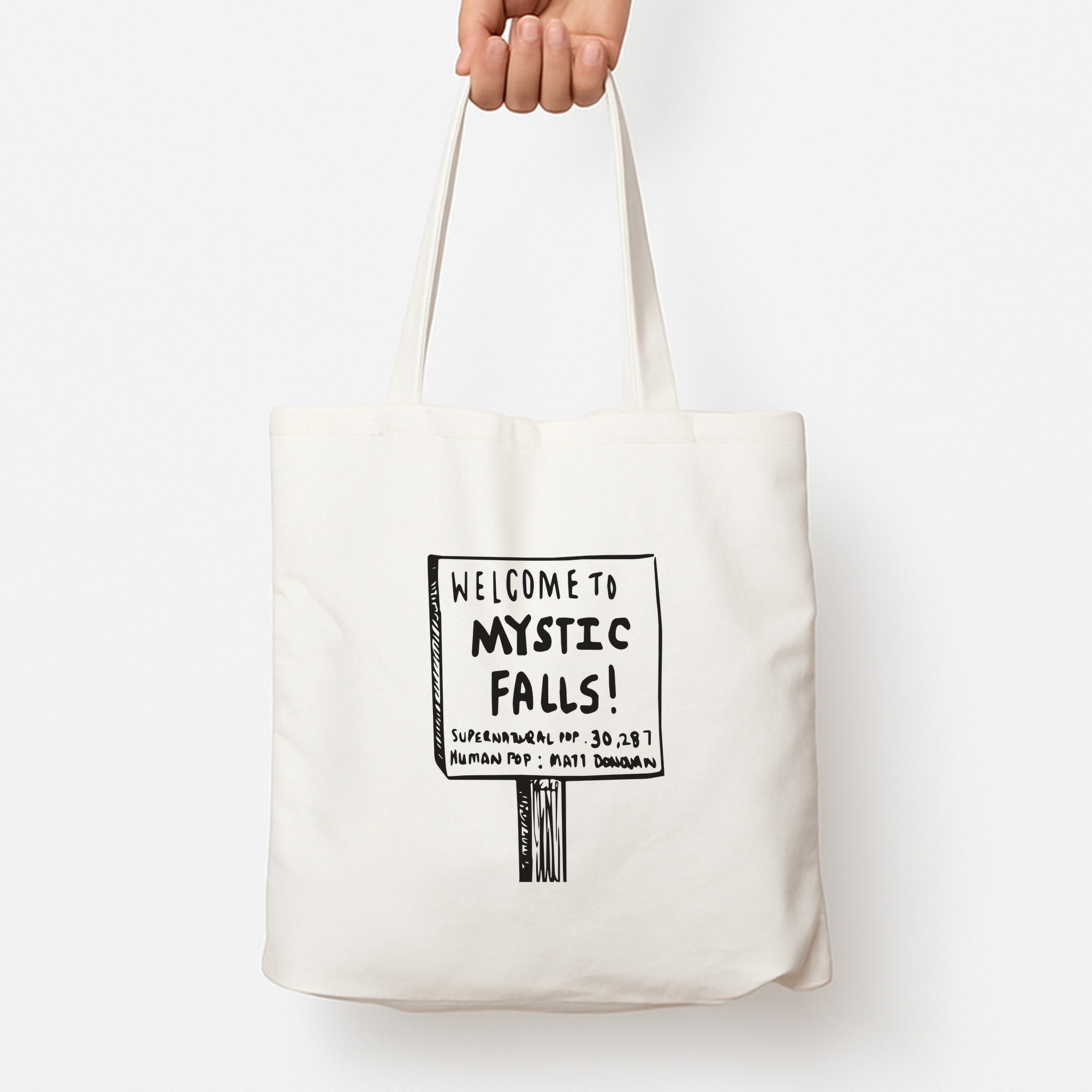 Welcome to Mystic Falls - VD Tote Bag