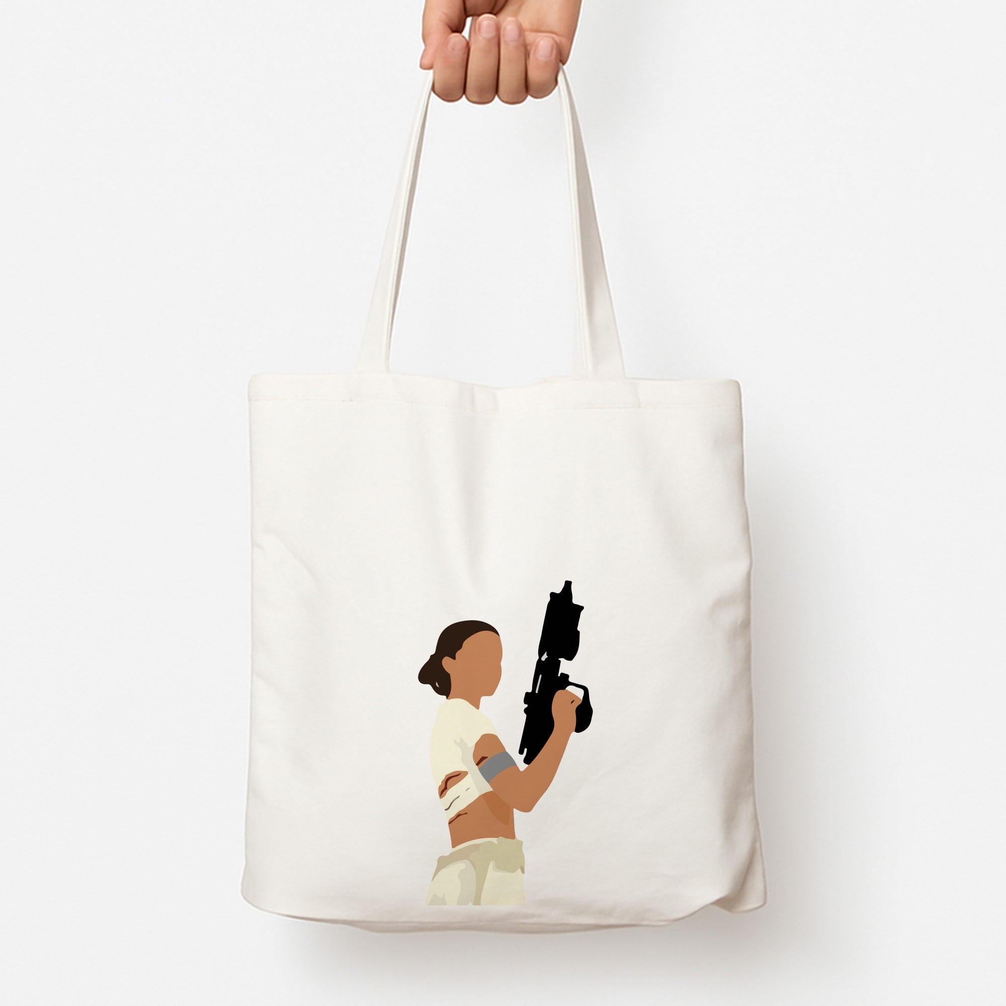 Leia With Gun Tote Bag