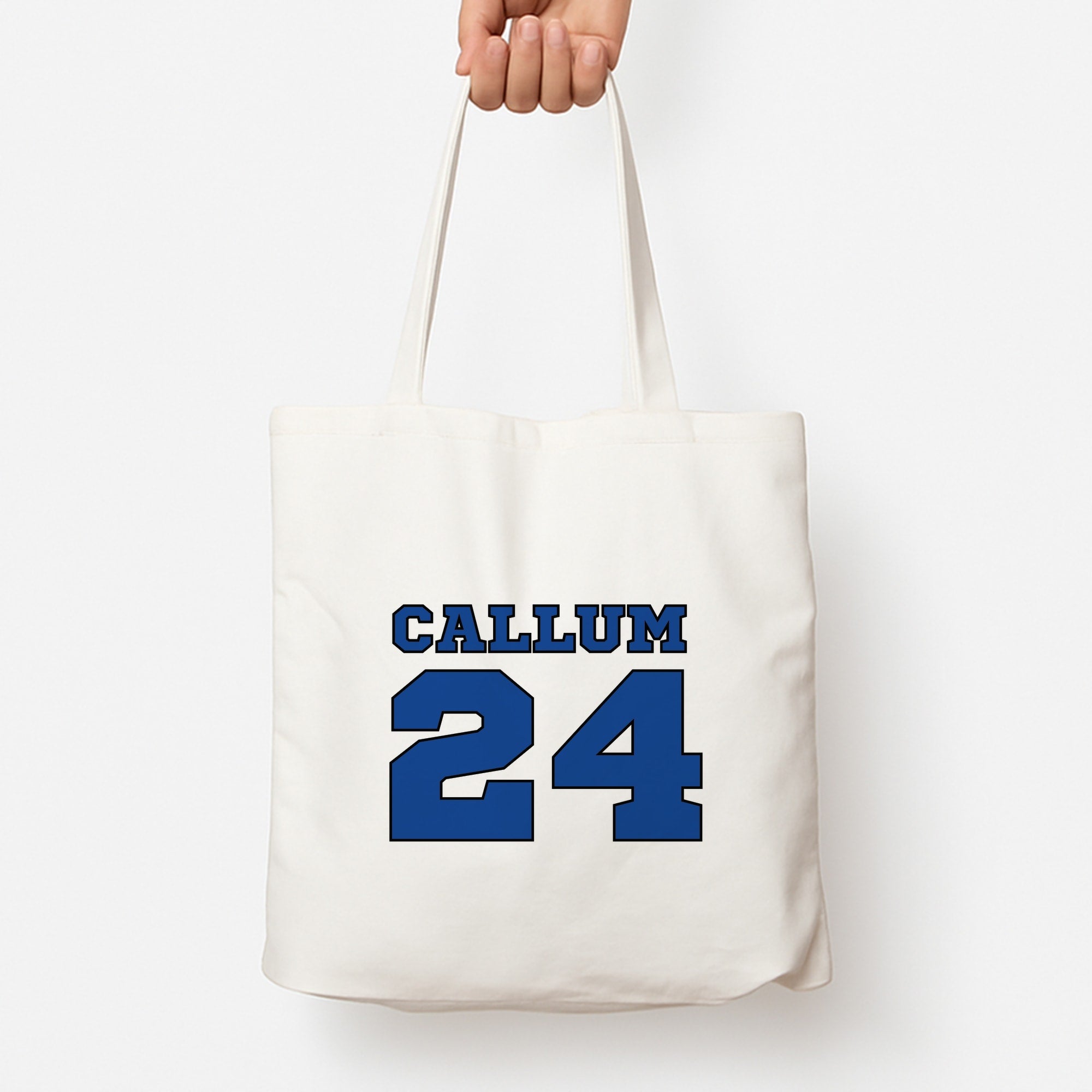 Dark Blue - Personalised Football Tote Bag