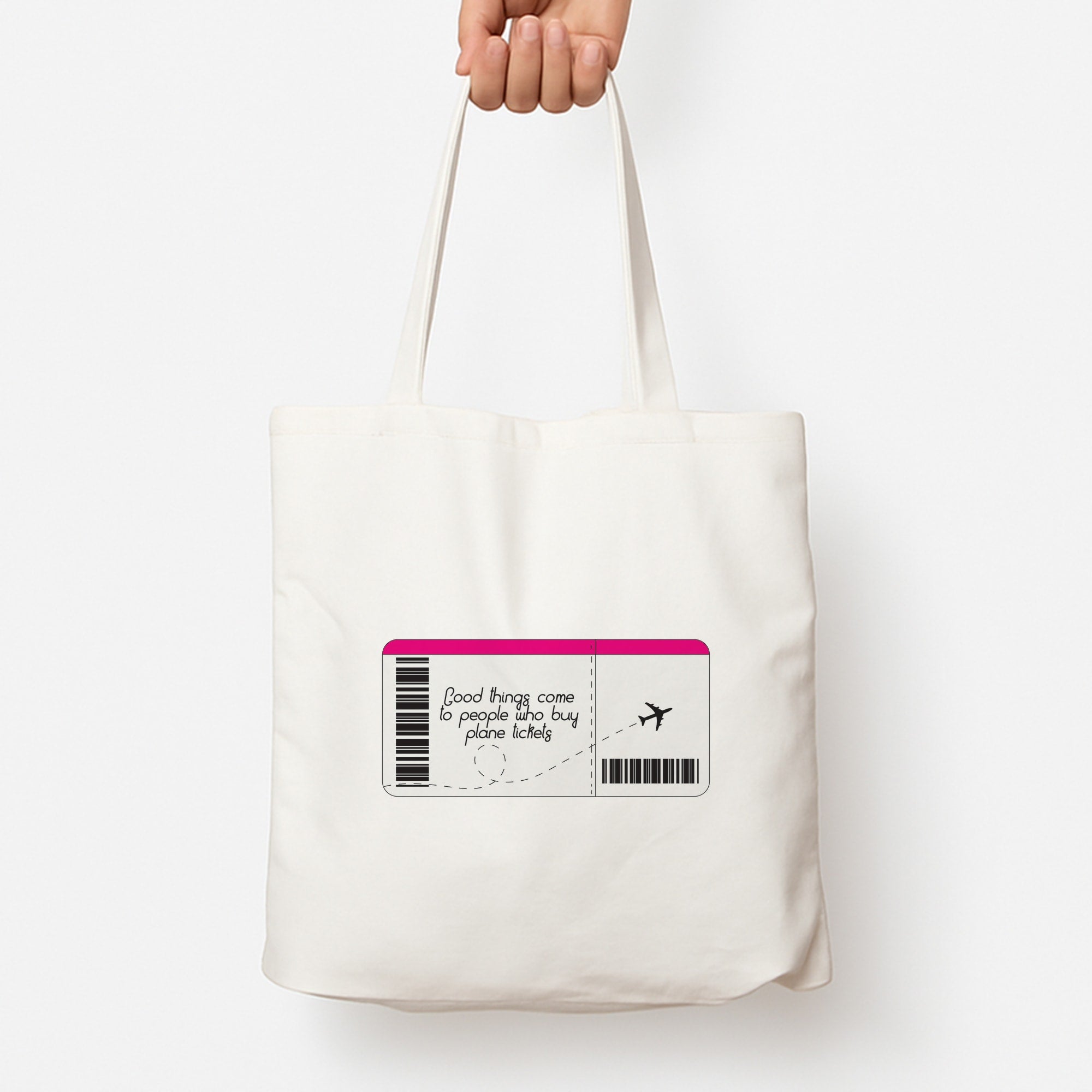 Buy Plane Tickets - Travel Tote Bag
