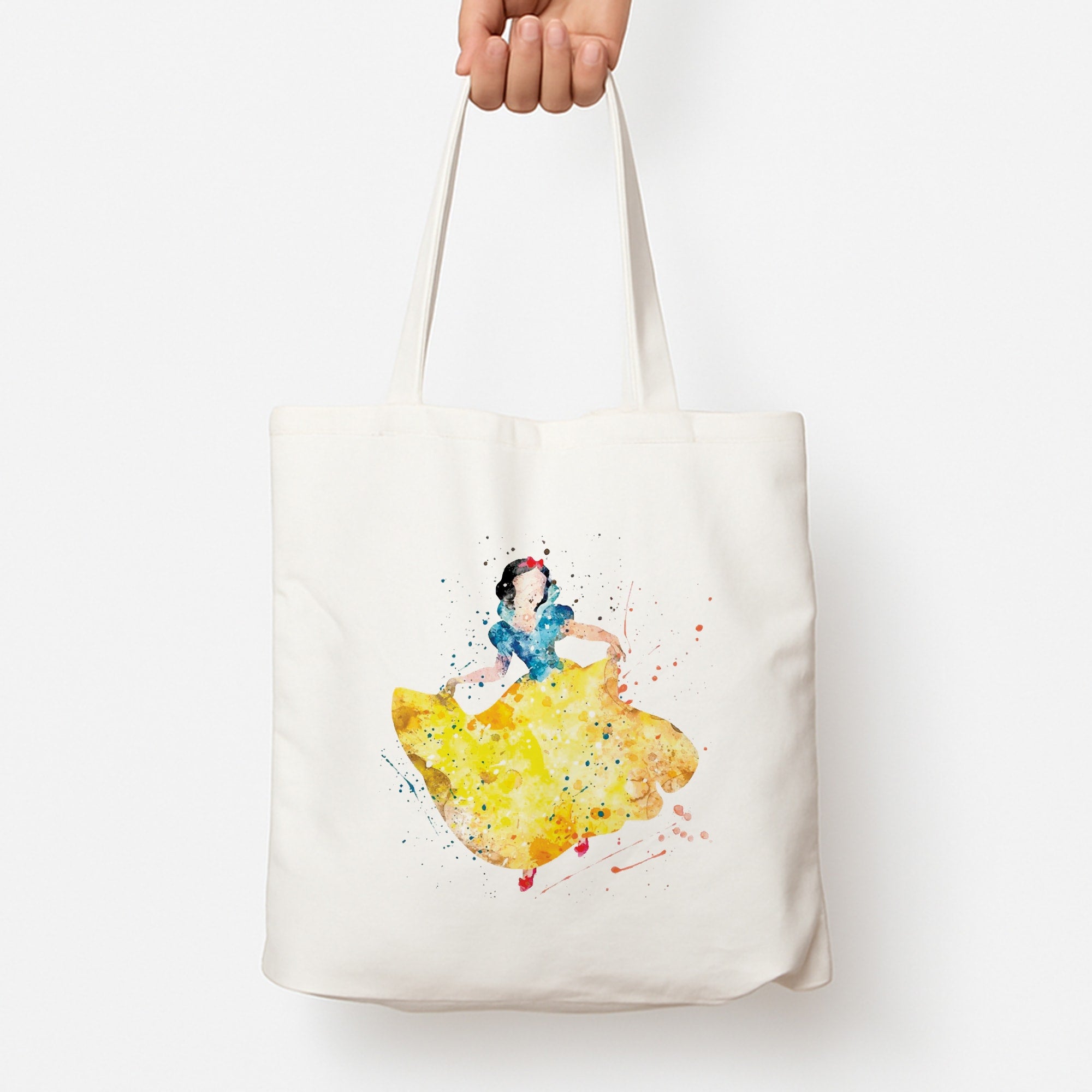 Watercolour Snow White Fairytale Tote Bag