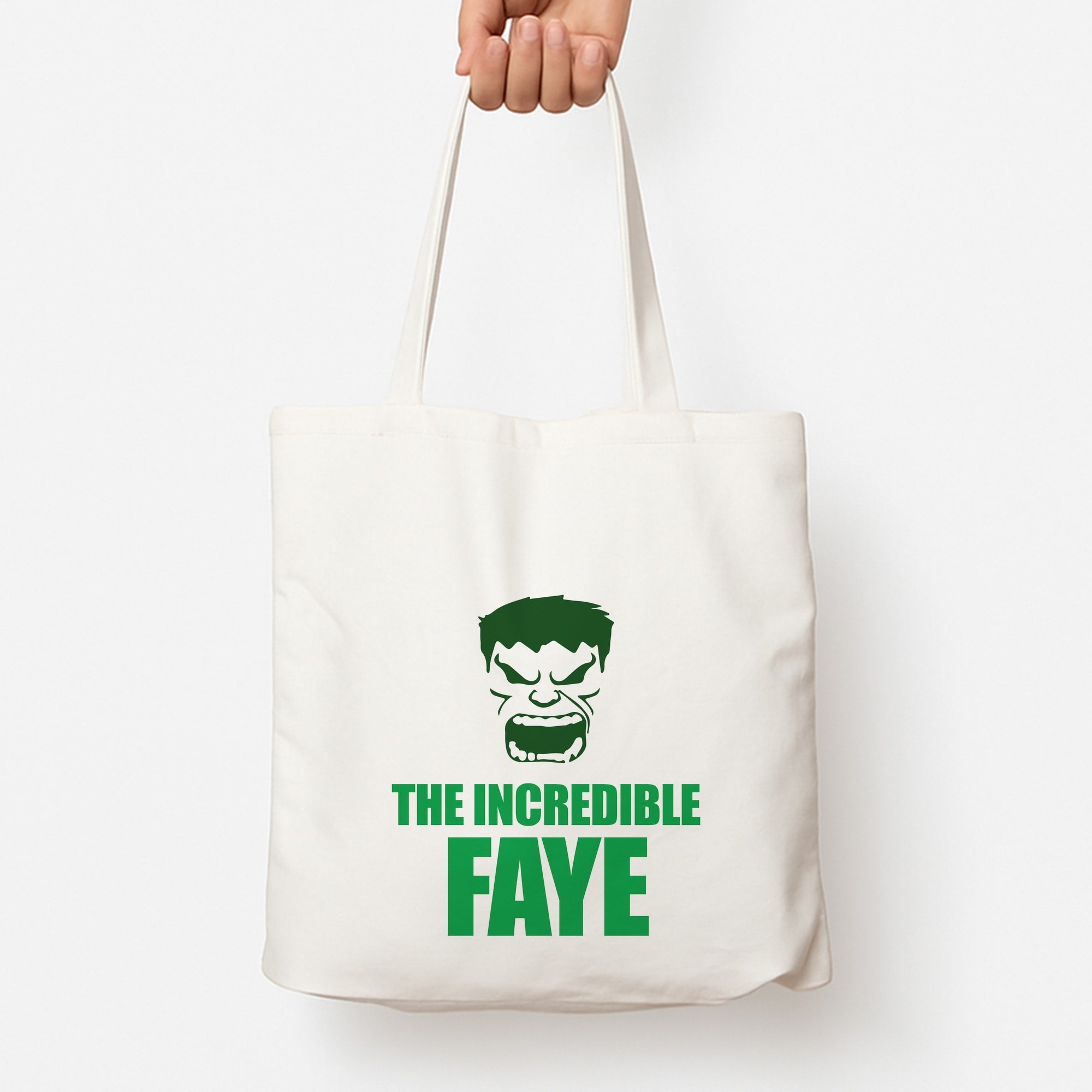 Hulk - Personalised Superhero Comic Tote Bag
