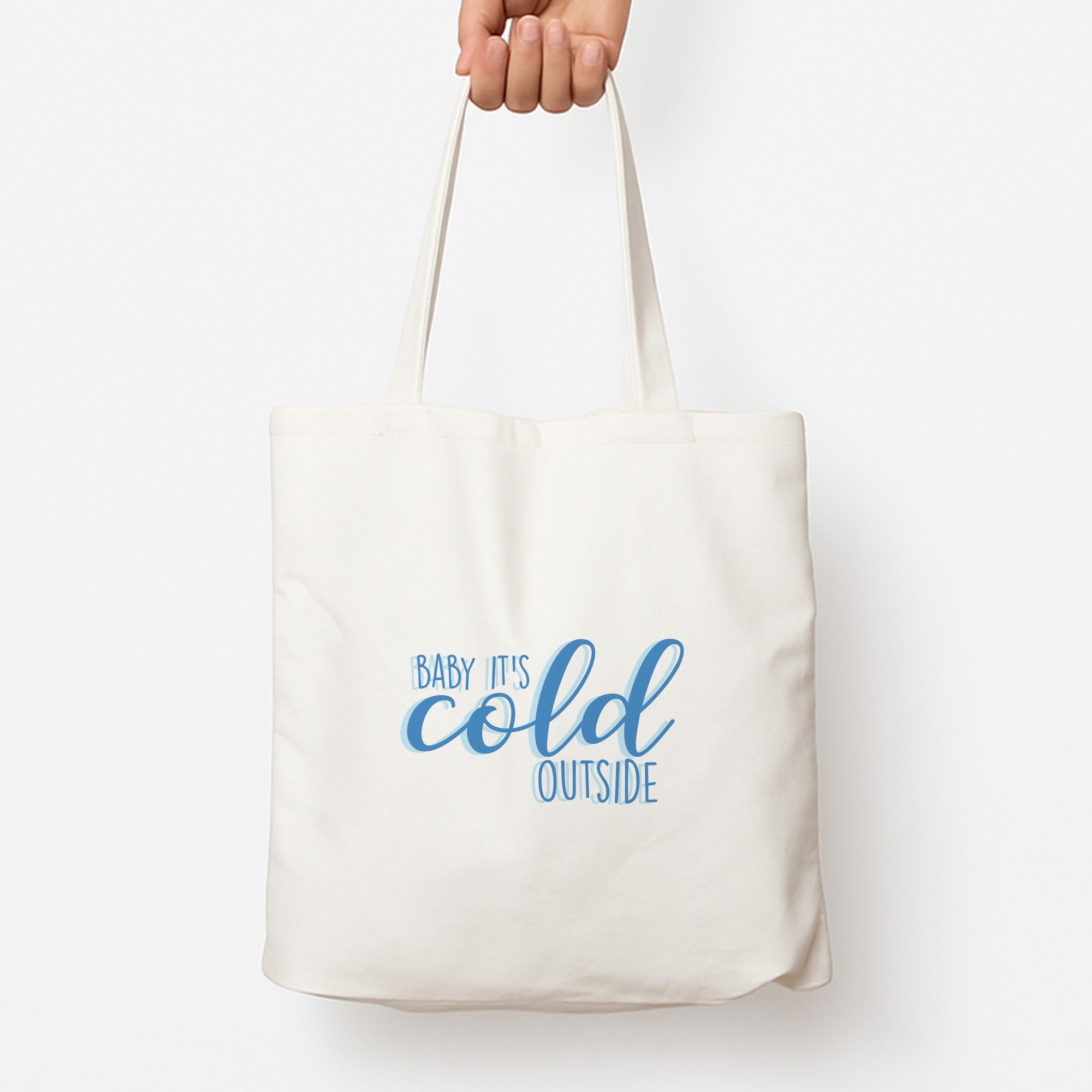 Baby It's Cold Outside - Christmas Songs Tote Bag