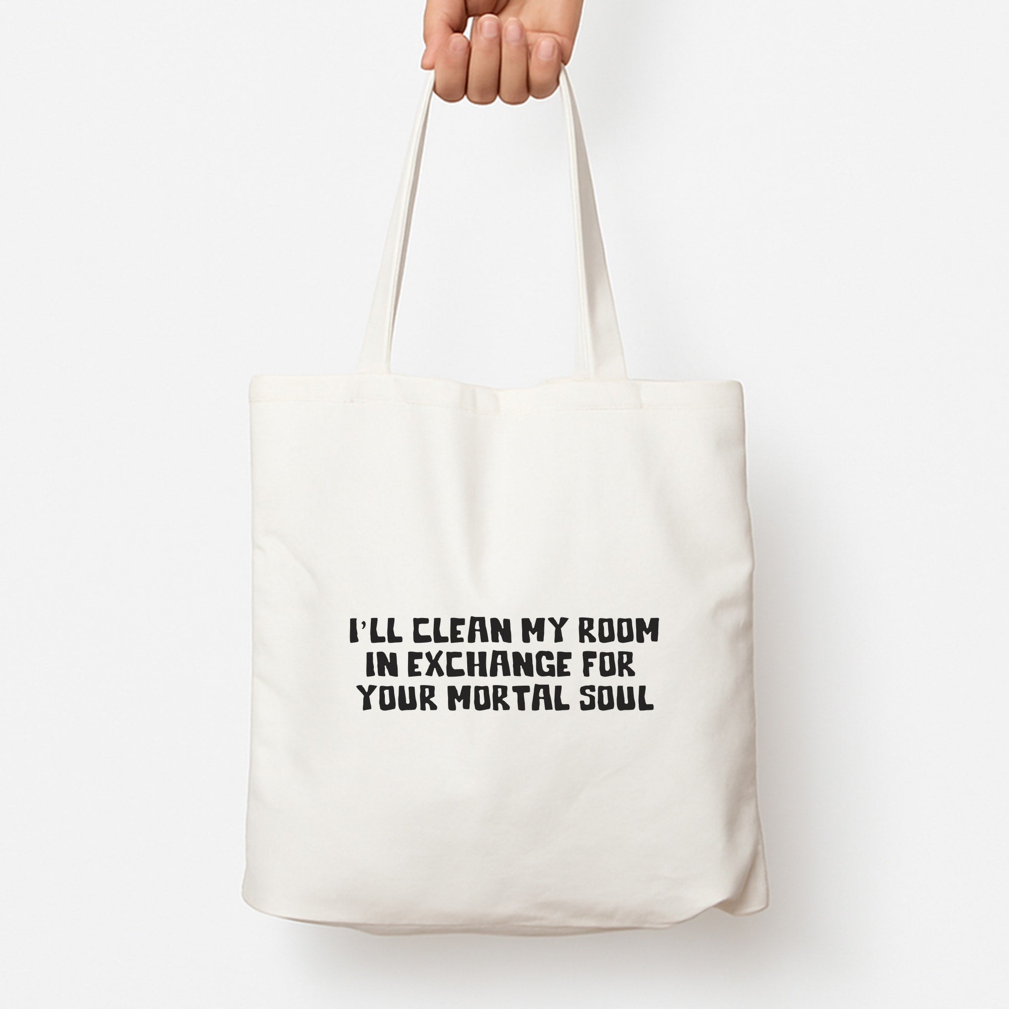 I'll Clean My Room In Exchange Wednesday Tote Bag