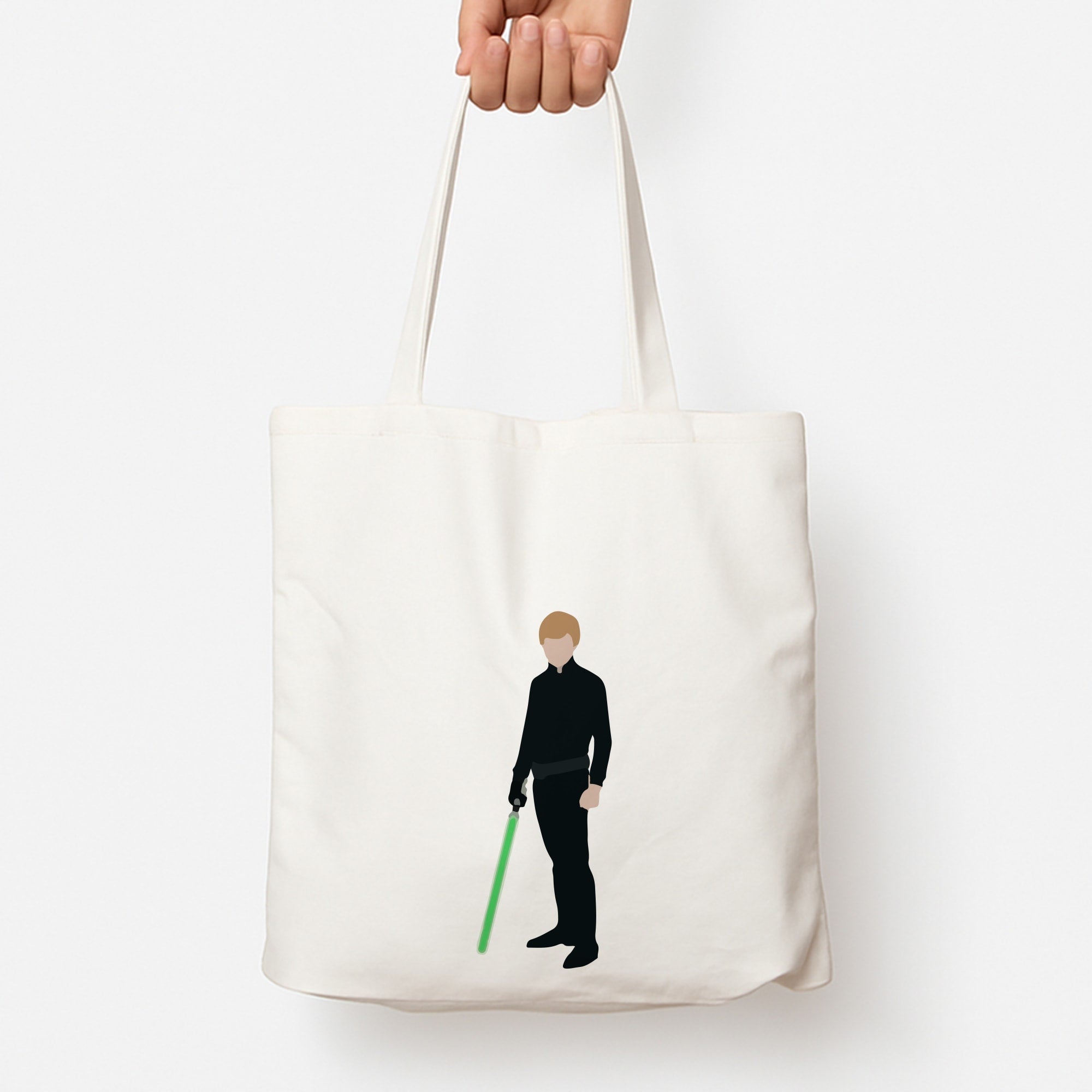 Skywalker Green Lightsaber Tote Bag