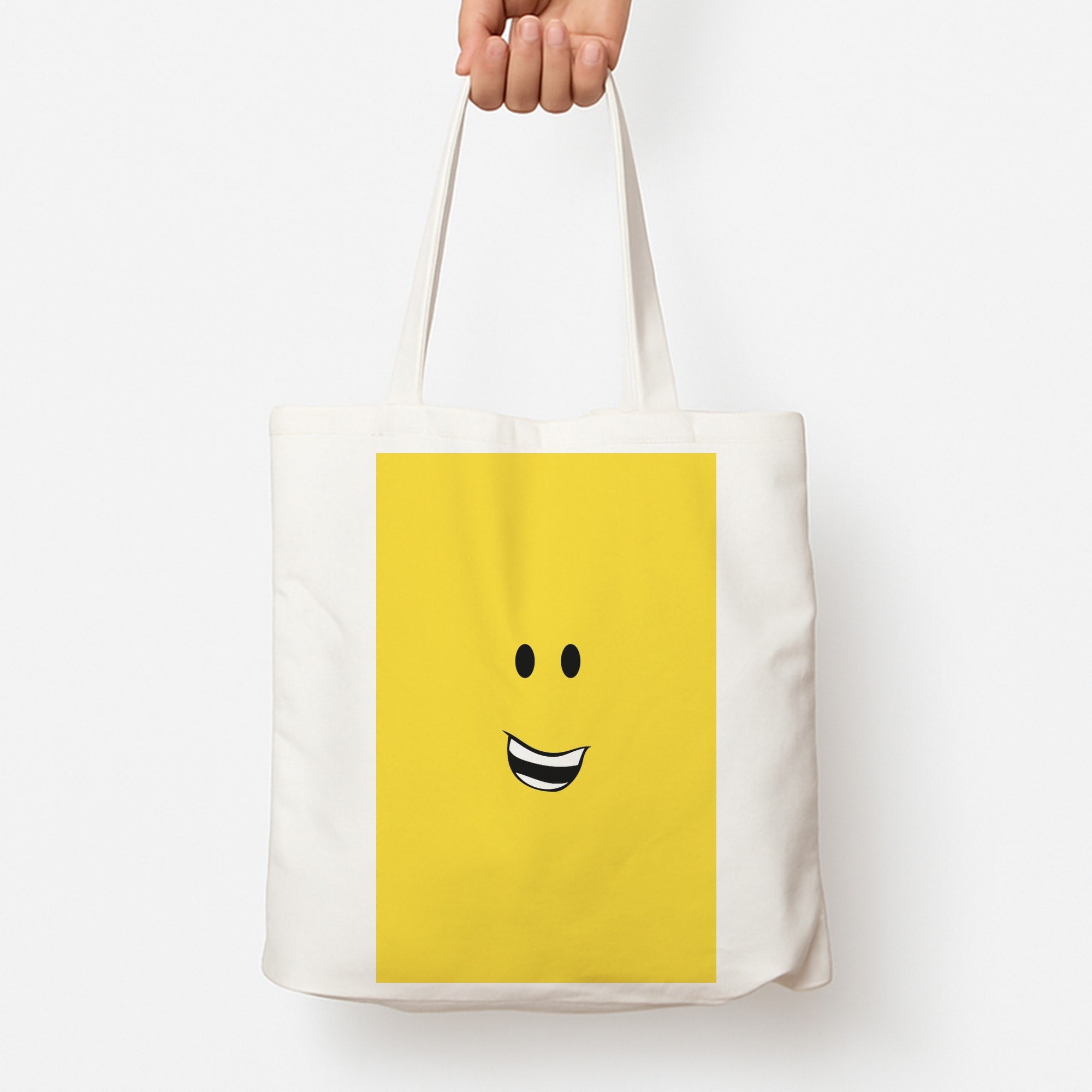 Yellow Face Tote Bag