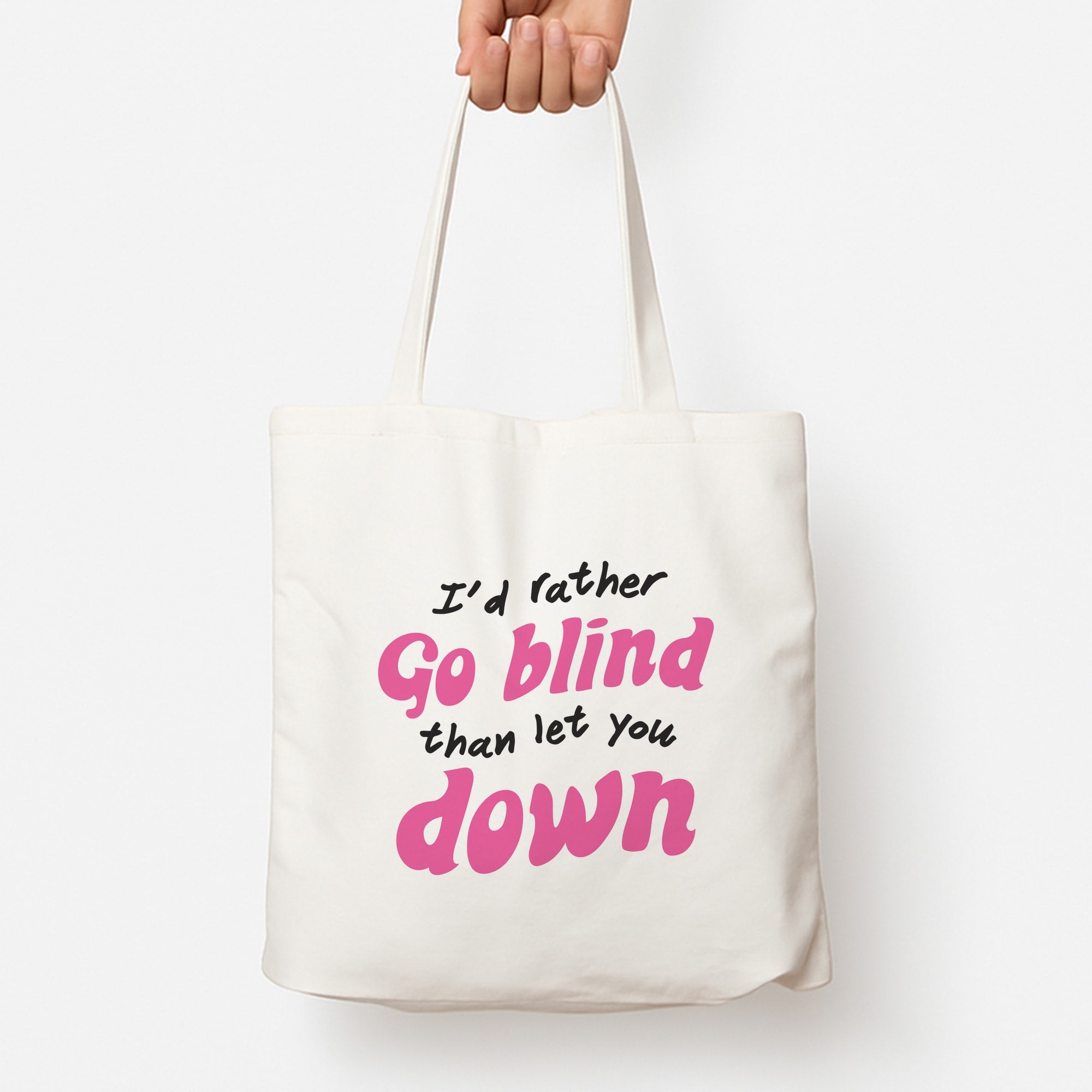 I'd Rather Go Blind Tote Bag