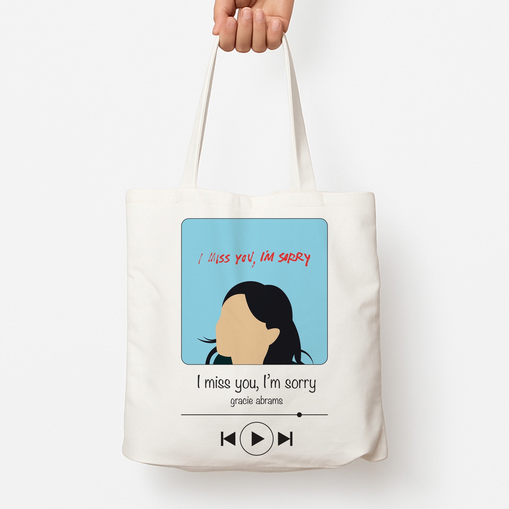 I Miss You - Abrams Tote Bag