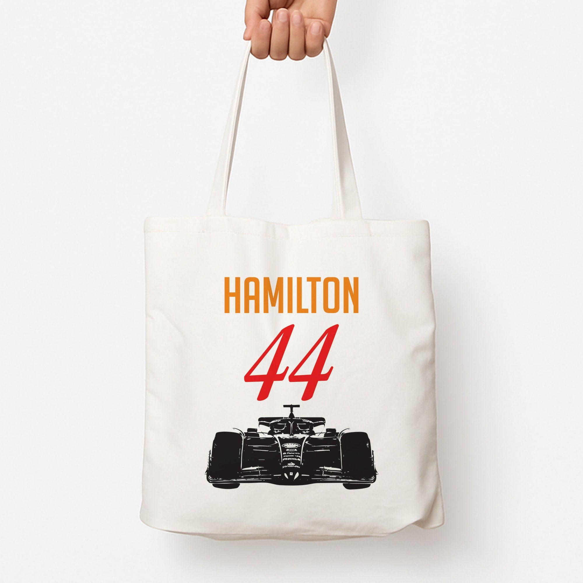 F1 Car Hamilton Tote Bag