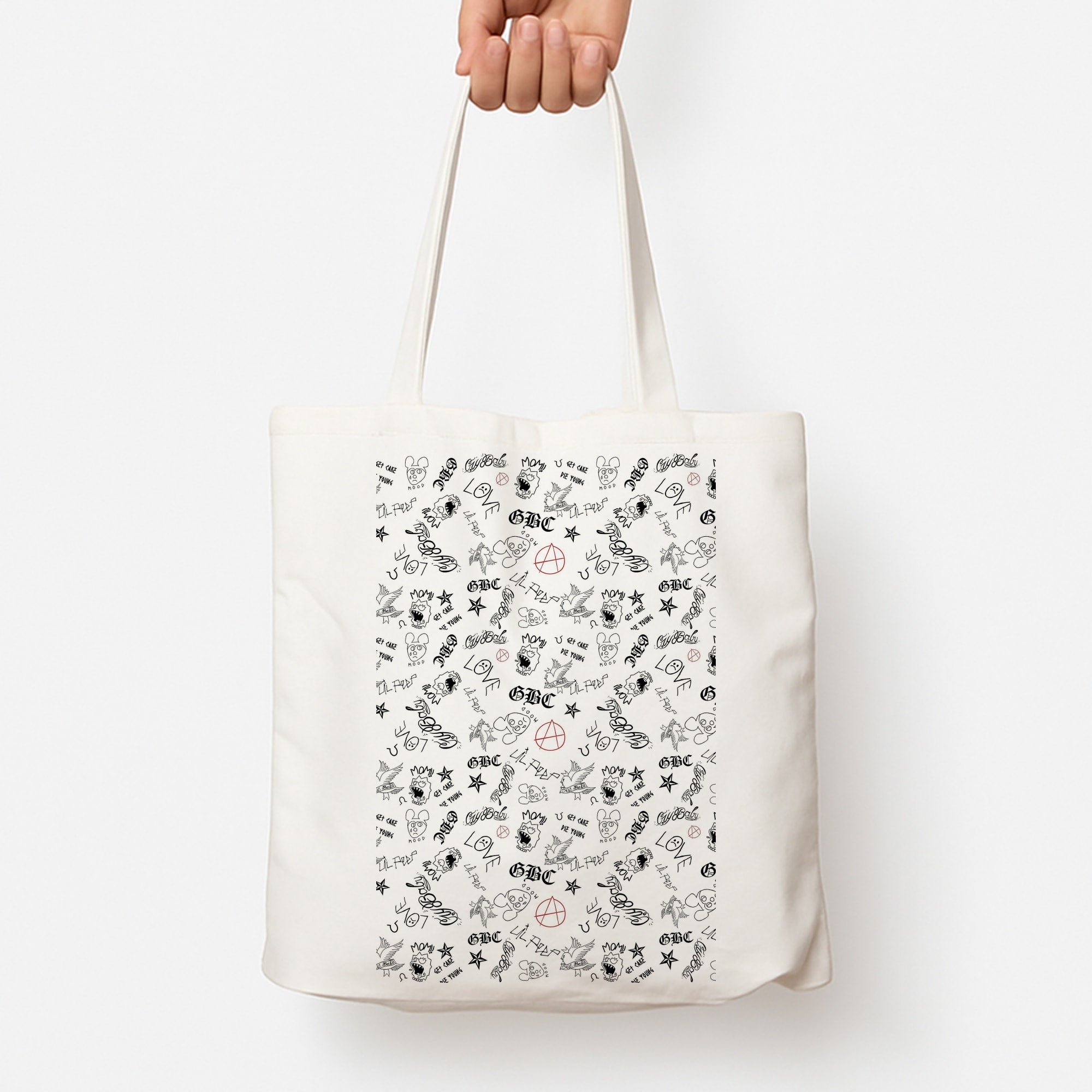 Tattoos - Peep Tote Bag