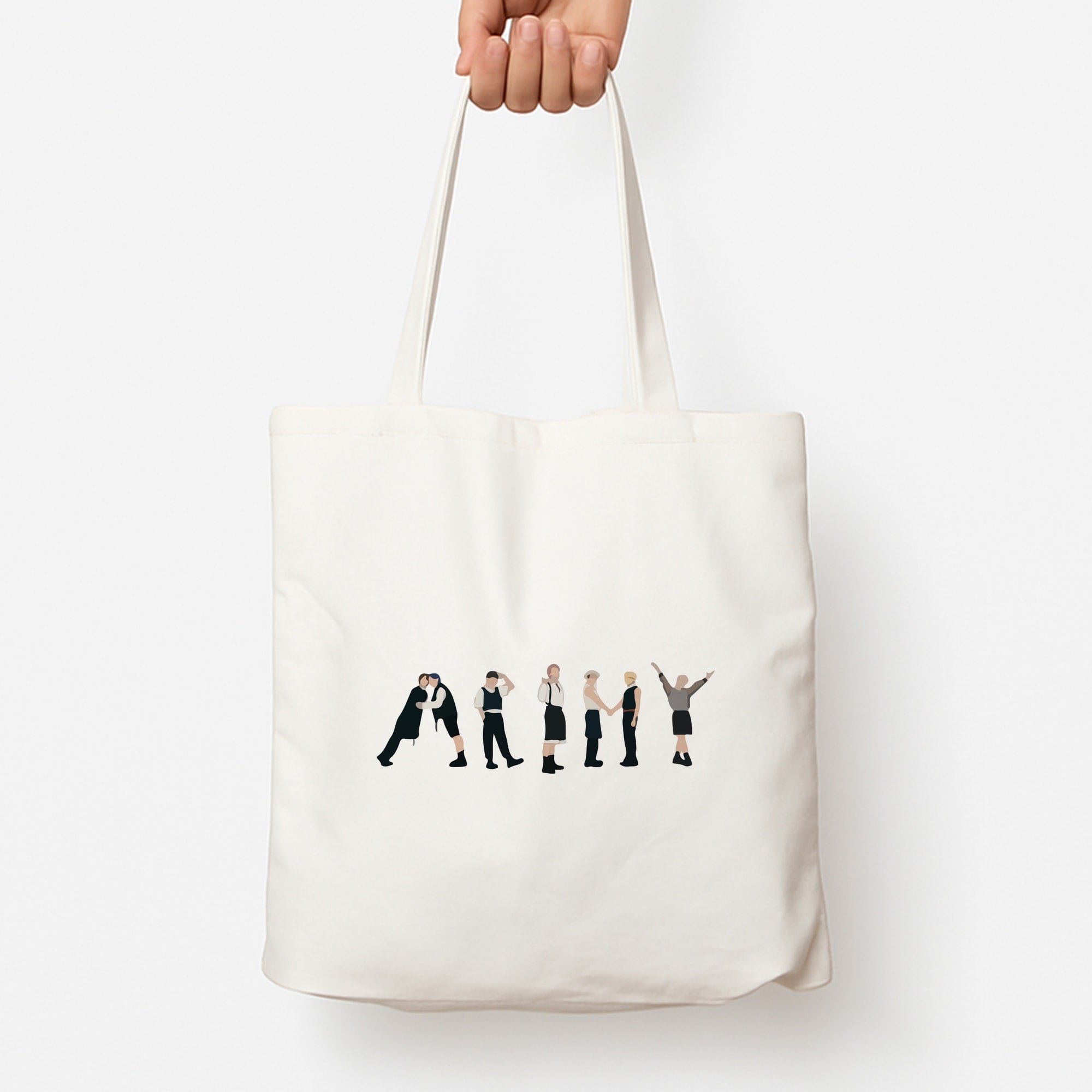 K-Pop Band Army Members Tote Bag