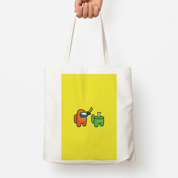 Among Gaming Killed Tote Bag