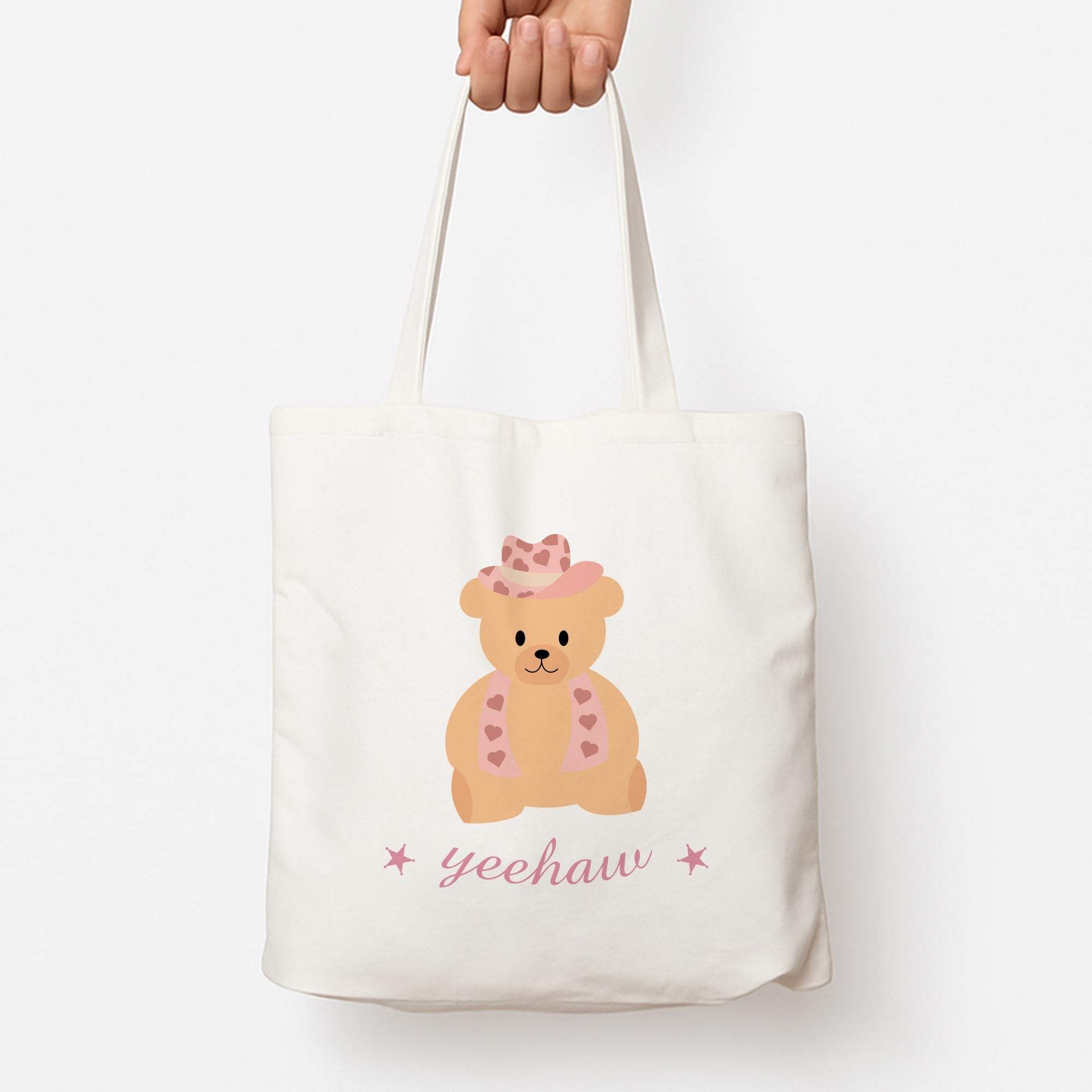 Yeehaw Teddy Bear Tote Bag