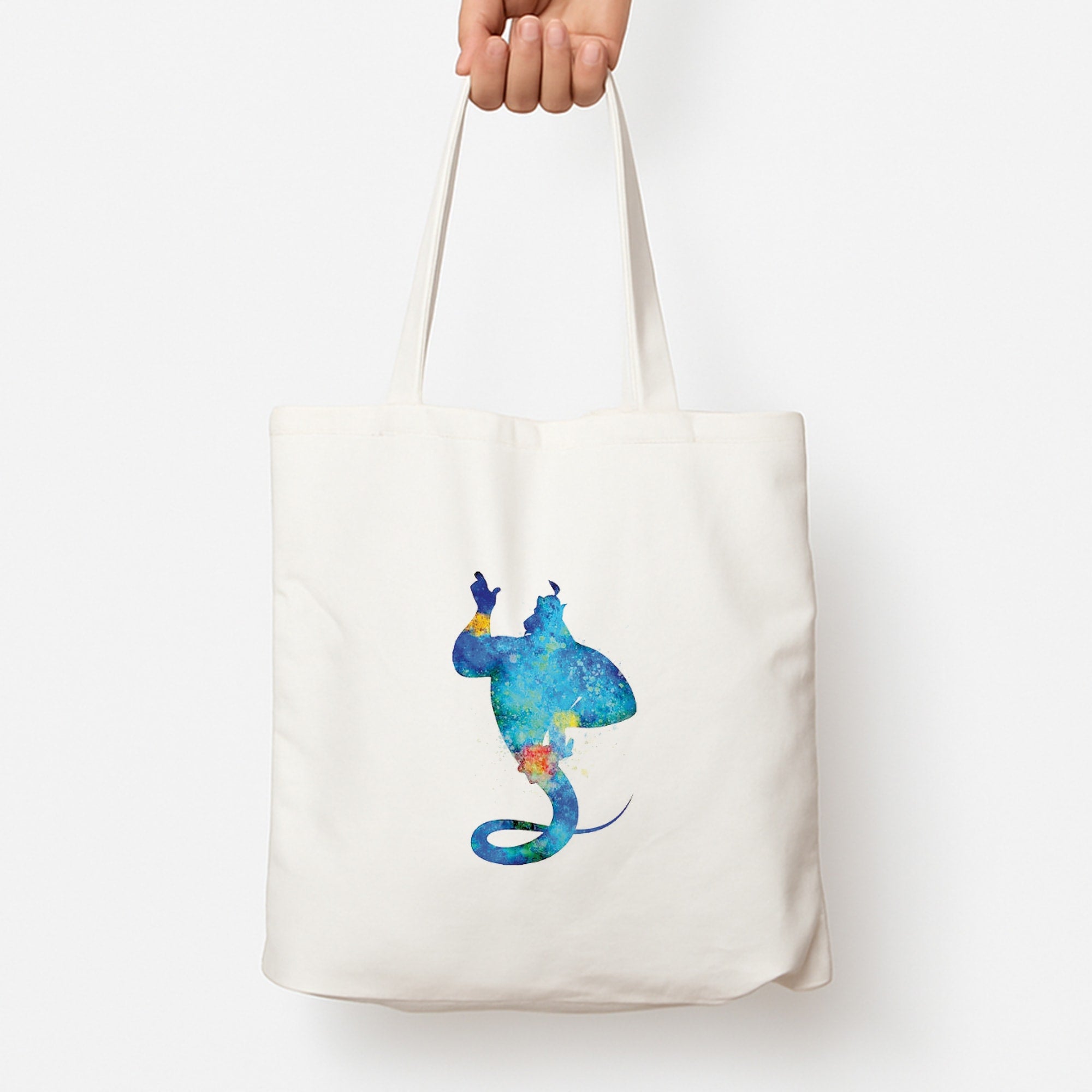 Watercolour Aladdin Fairytale Tote Bag