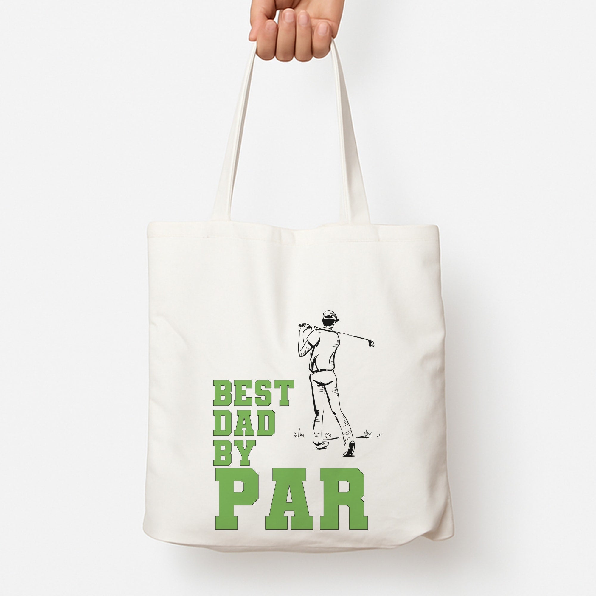 Best Dad By Par - Fathers Day Tote Bag