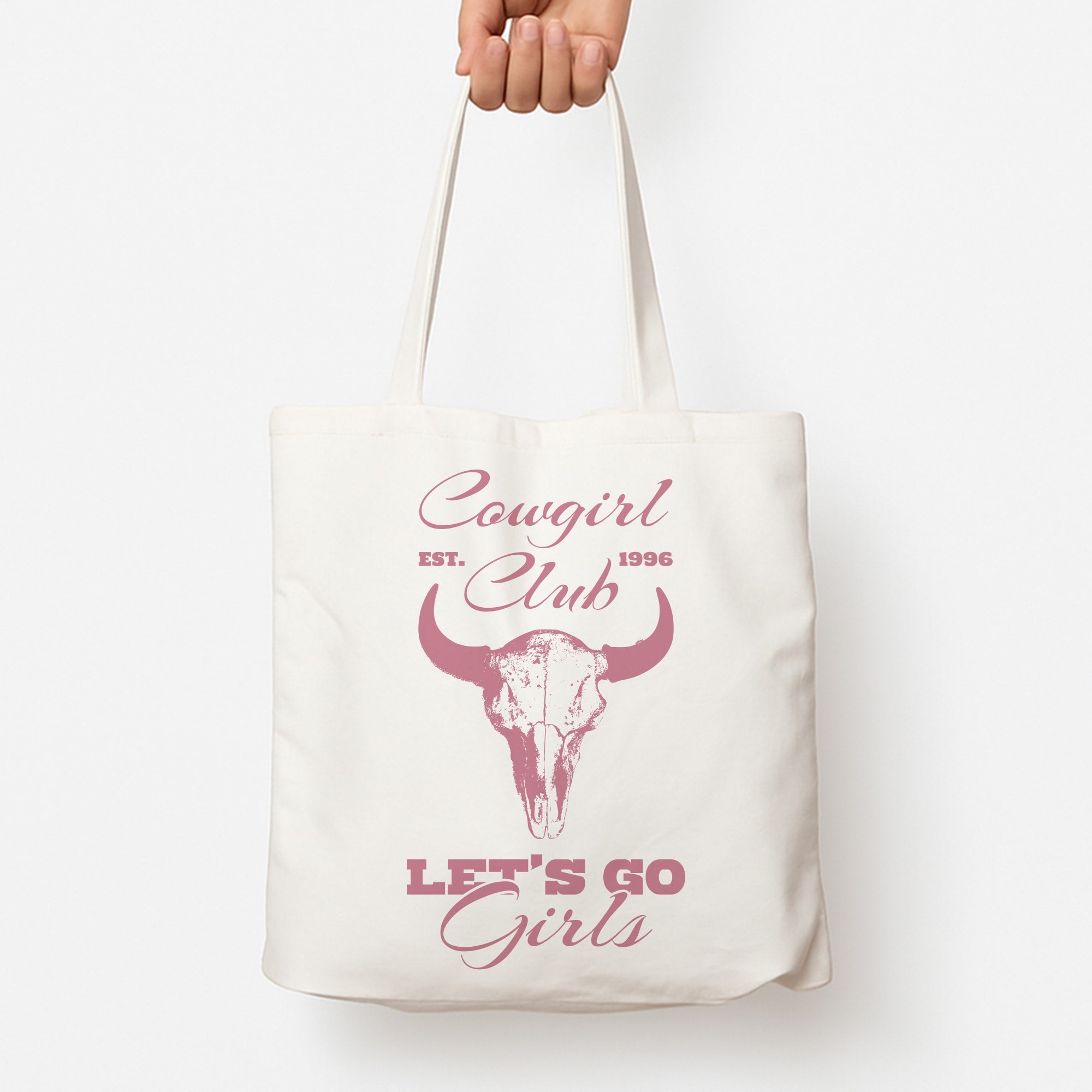 Cowgirl Club Tote Bag
