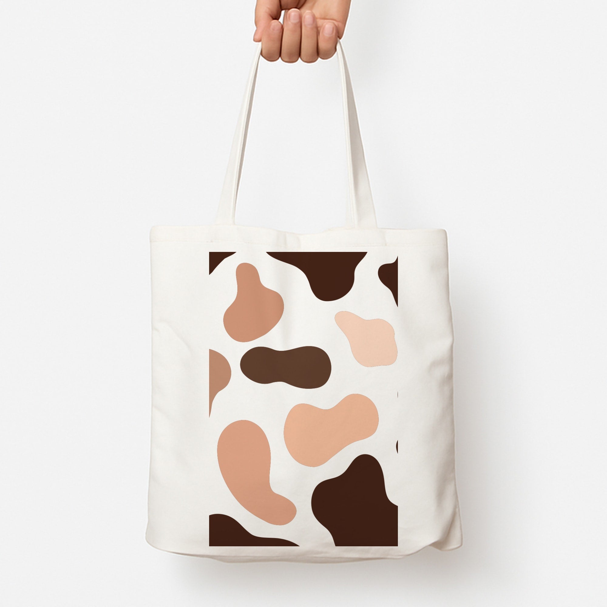 Cowprint Nude Tote Bag
