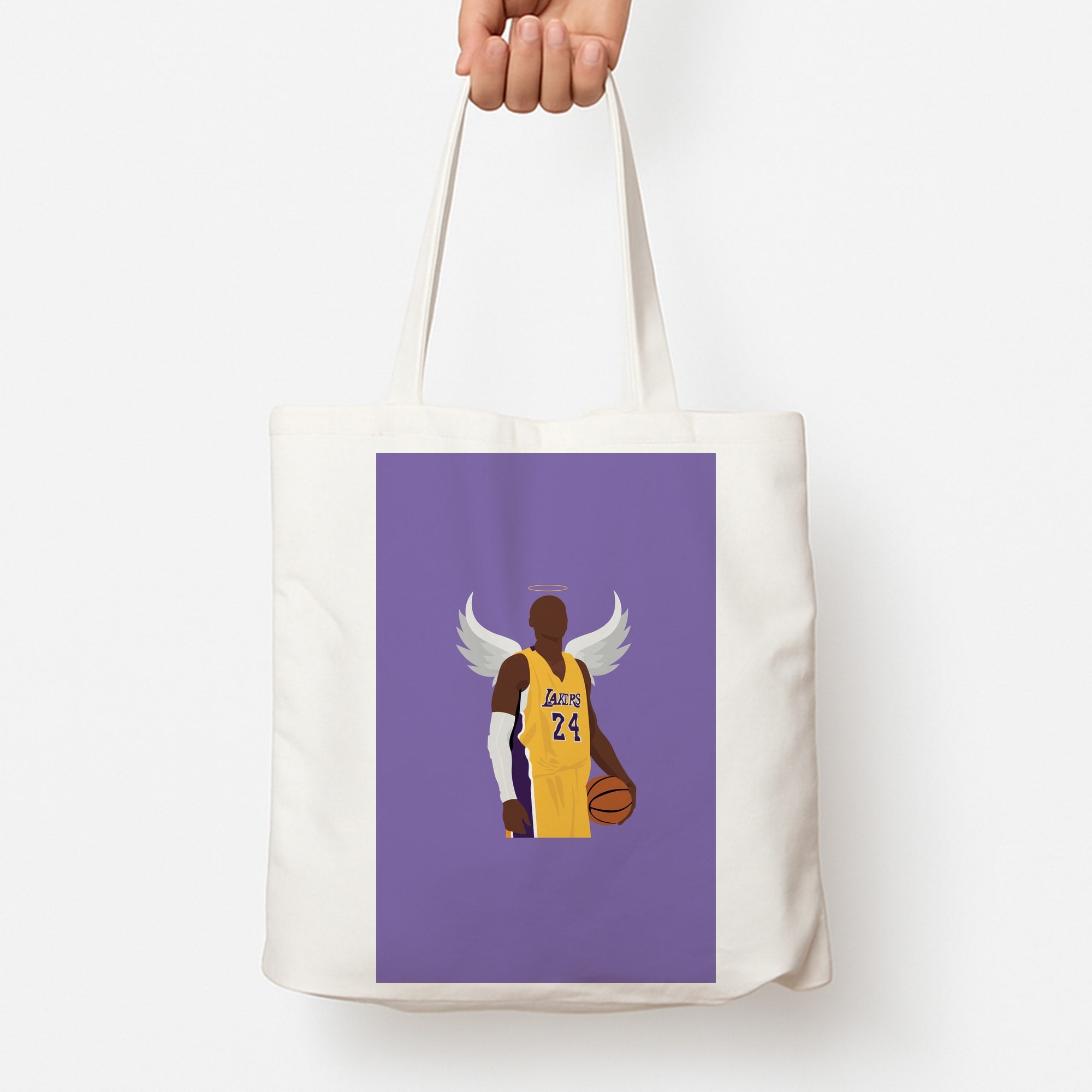 Kobe with wings - Basketball Tote Bag