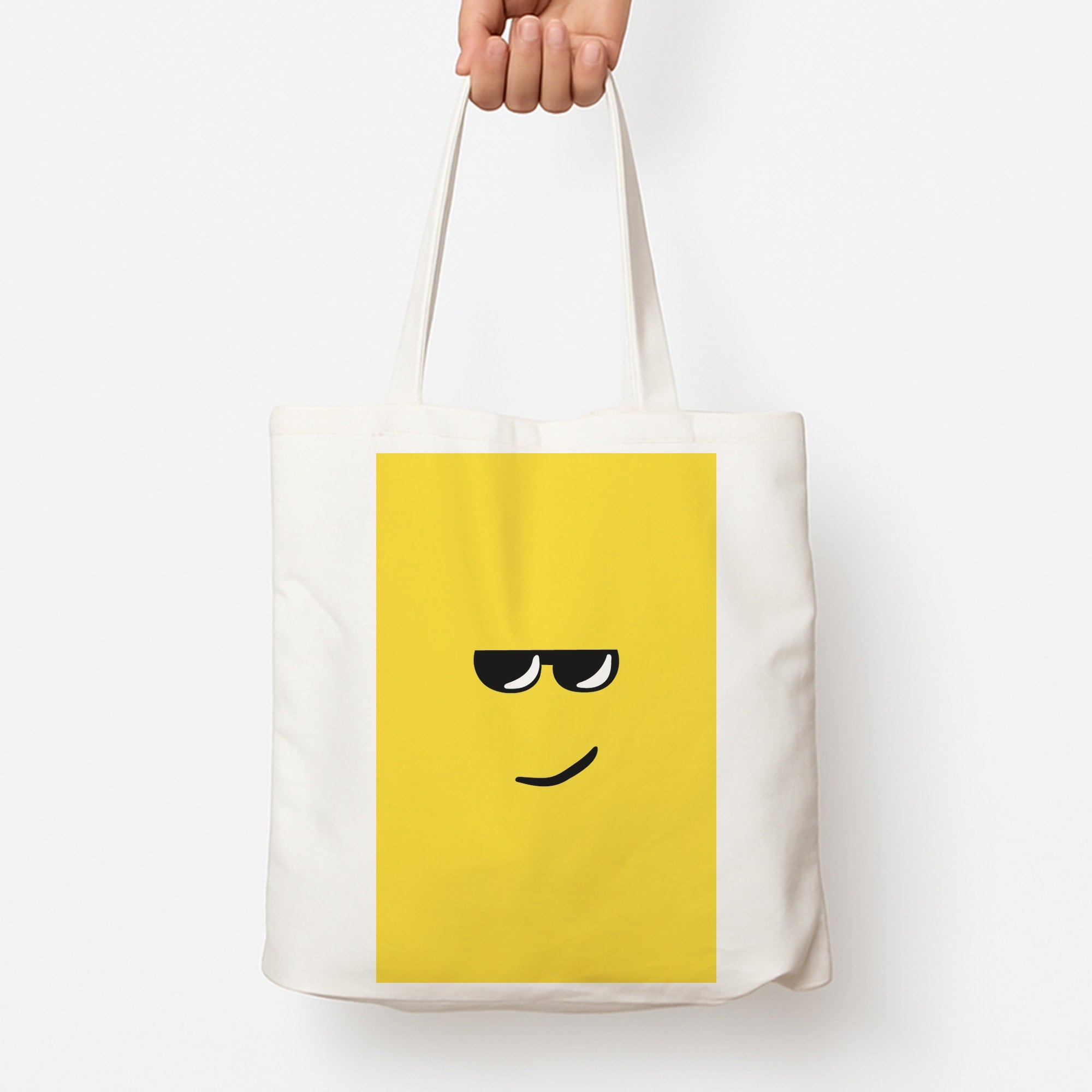 Yellow Face Shades Tote Bag