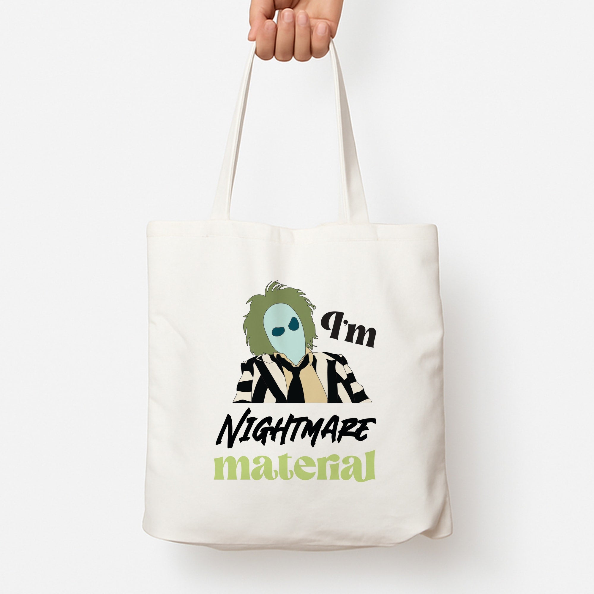 I'm Nightmare Material Tote Bag