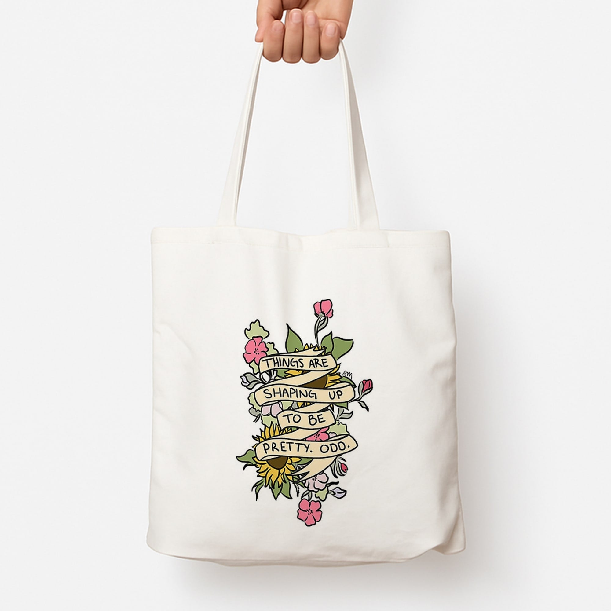 Things are Shaping up to be Pretty Odd Tote Bag