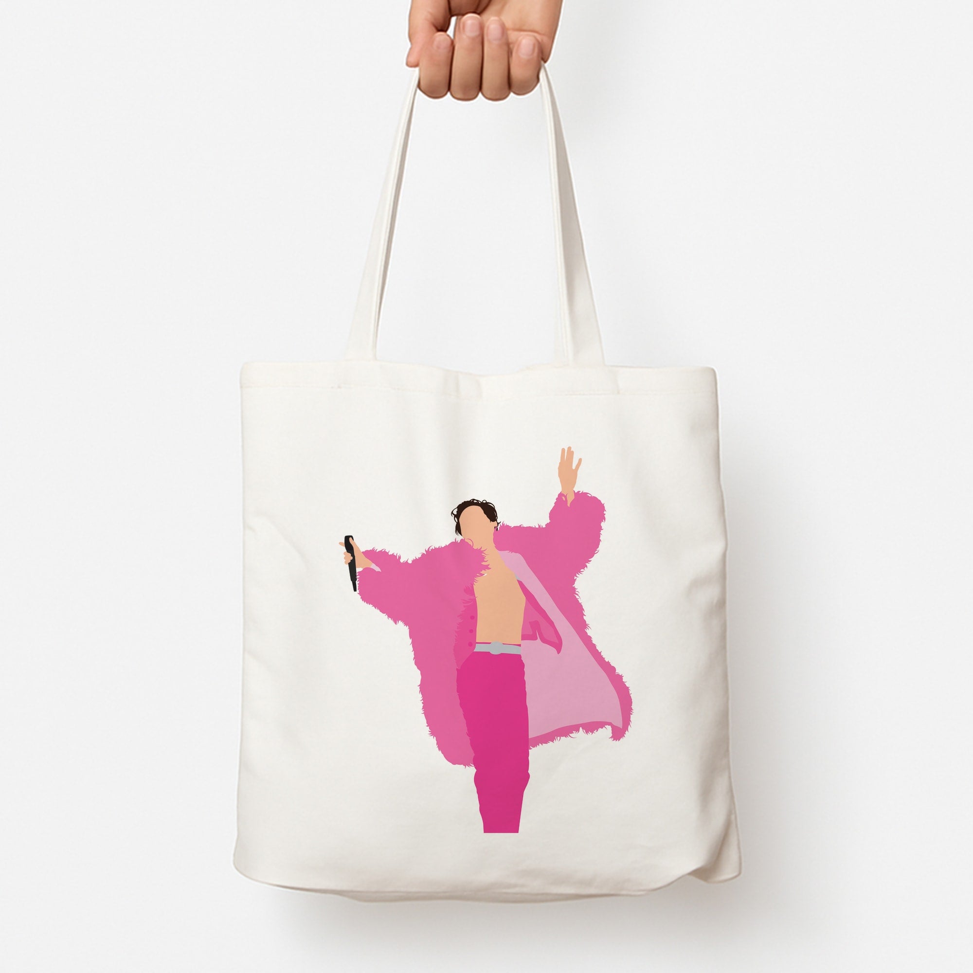 Harry Pink Coat Tote Bag