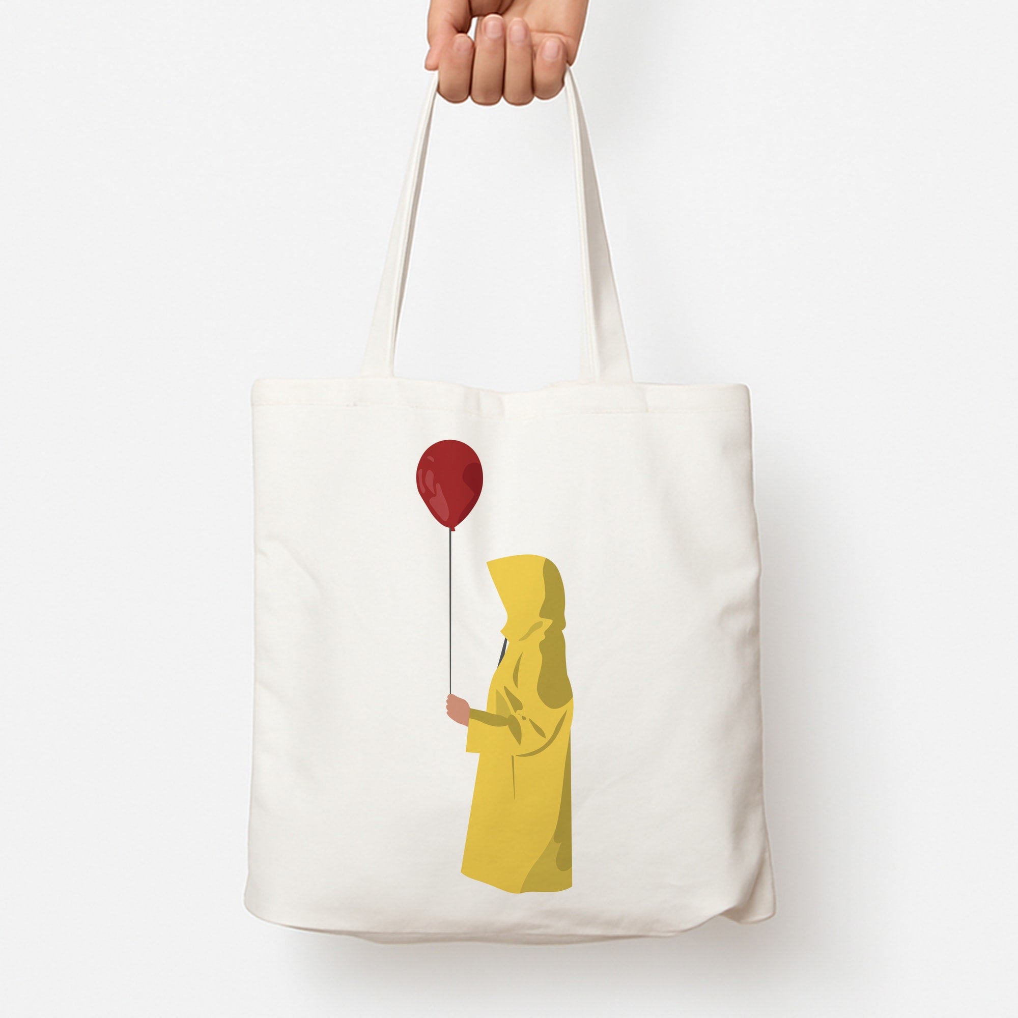 Holding Balloon - Clown Tote Bag
