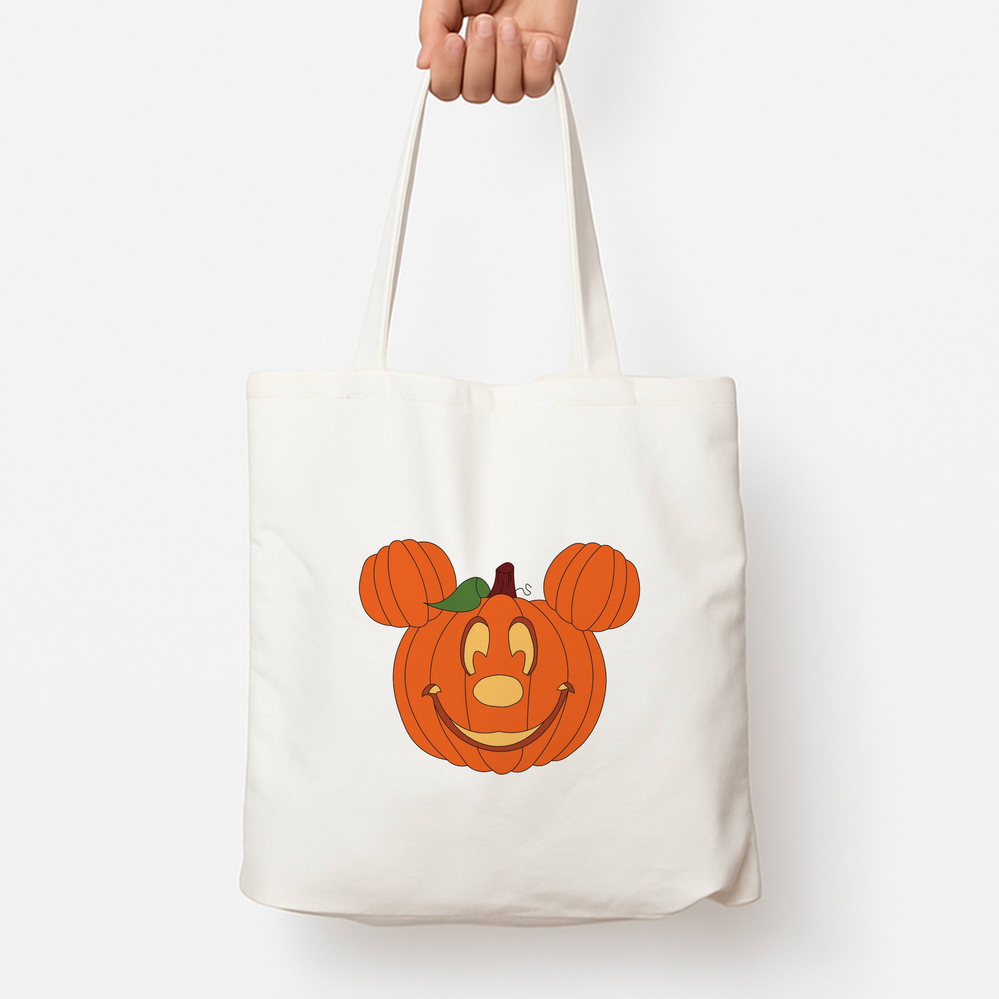 Mouse Pumpkin Halloween Tote Bag