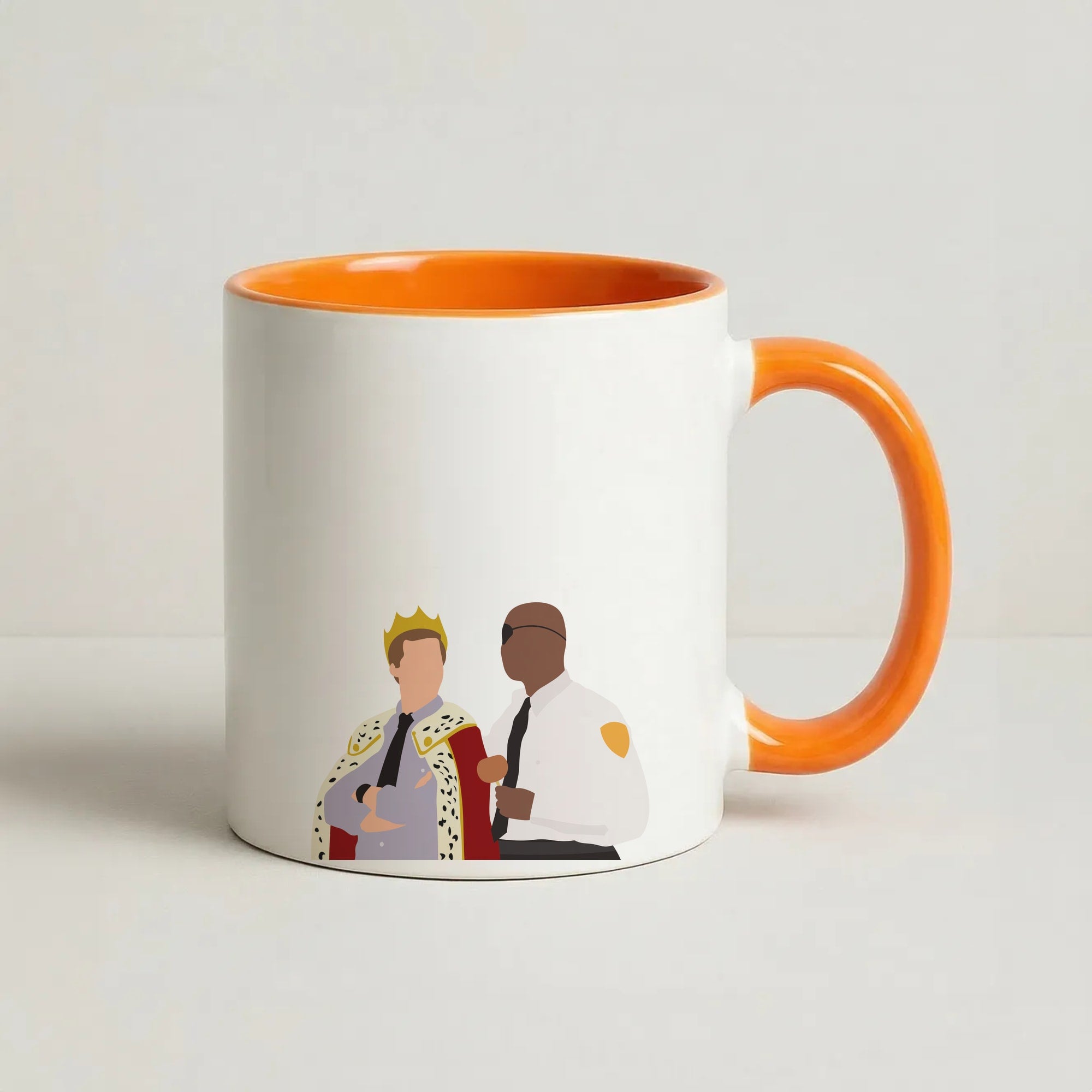Jake and Holt B99 - Halloween Specials Coffee Orange Mug