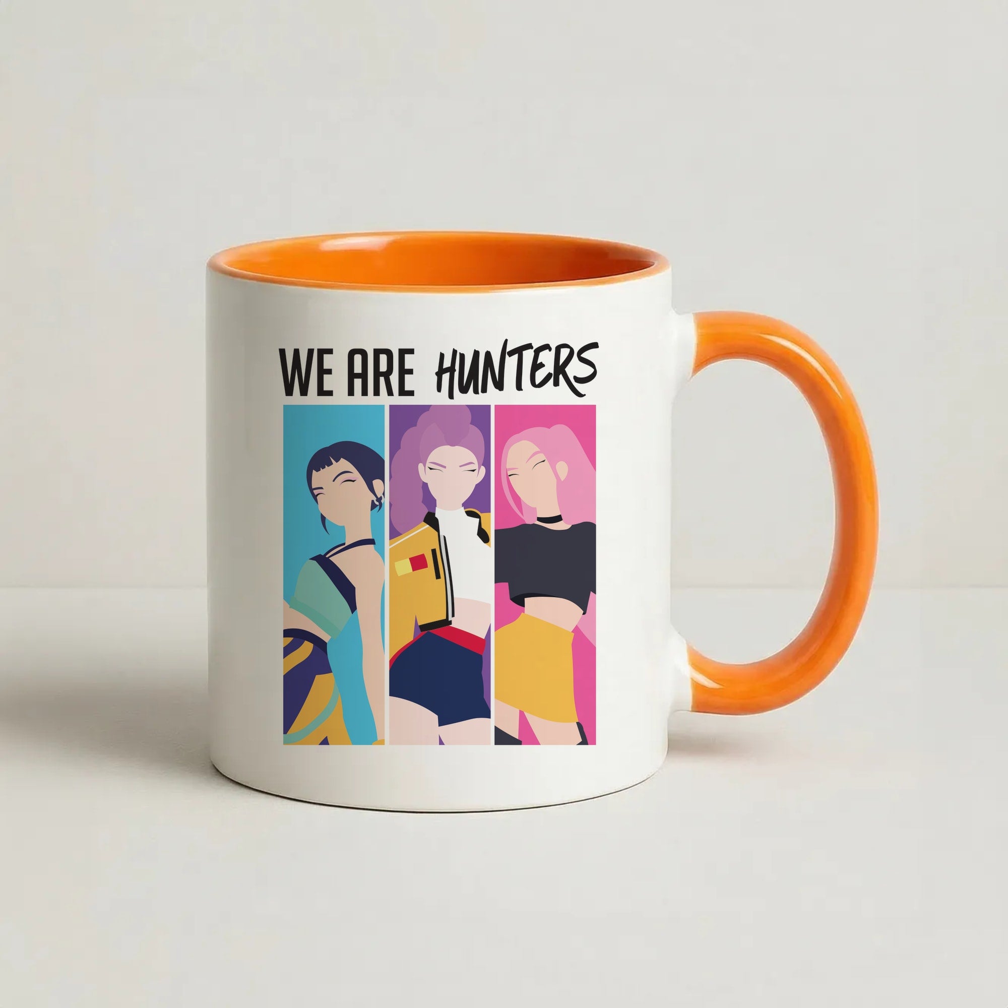 We Are Hunters Coffee Orange Mug