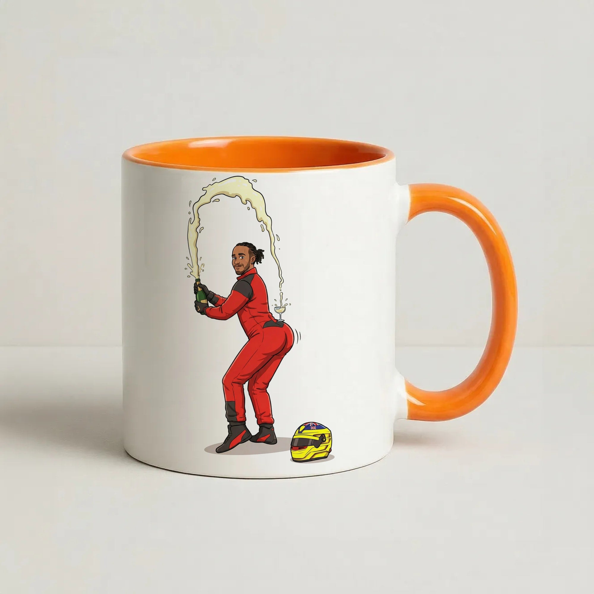 "Brake" The Internet Coffee Orange Mug
