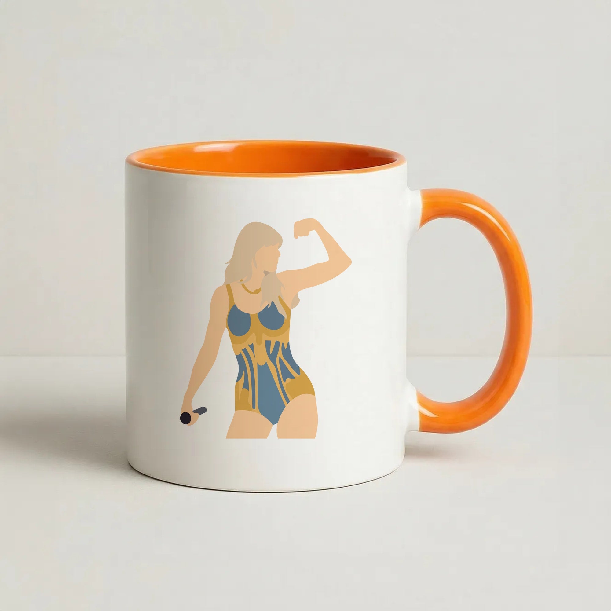 The Man - Taylor Coffee Orange Mug