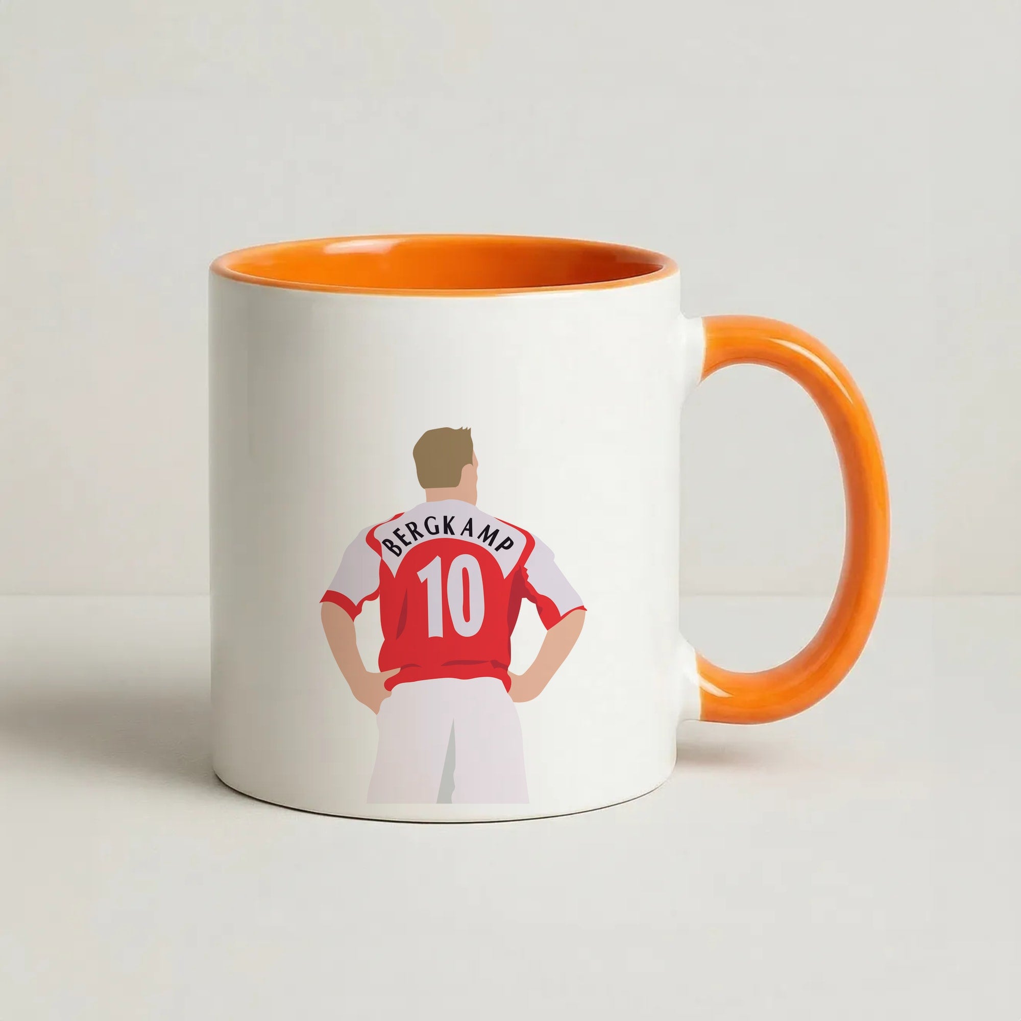 Bergkamp - Football Coffee Orange Mug