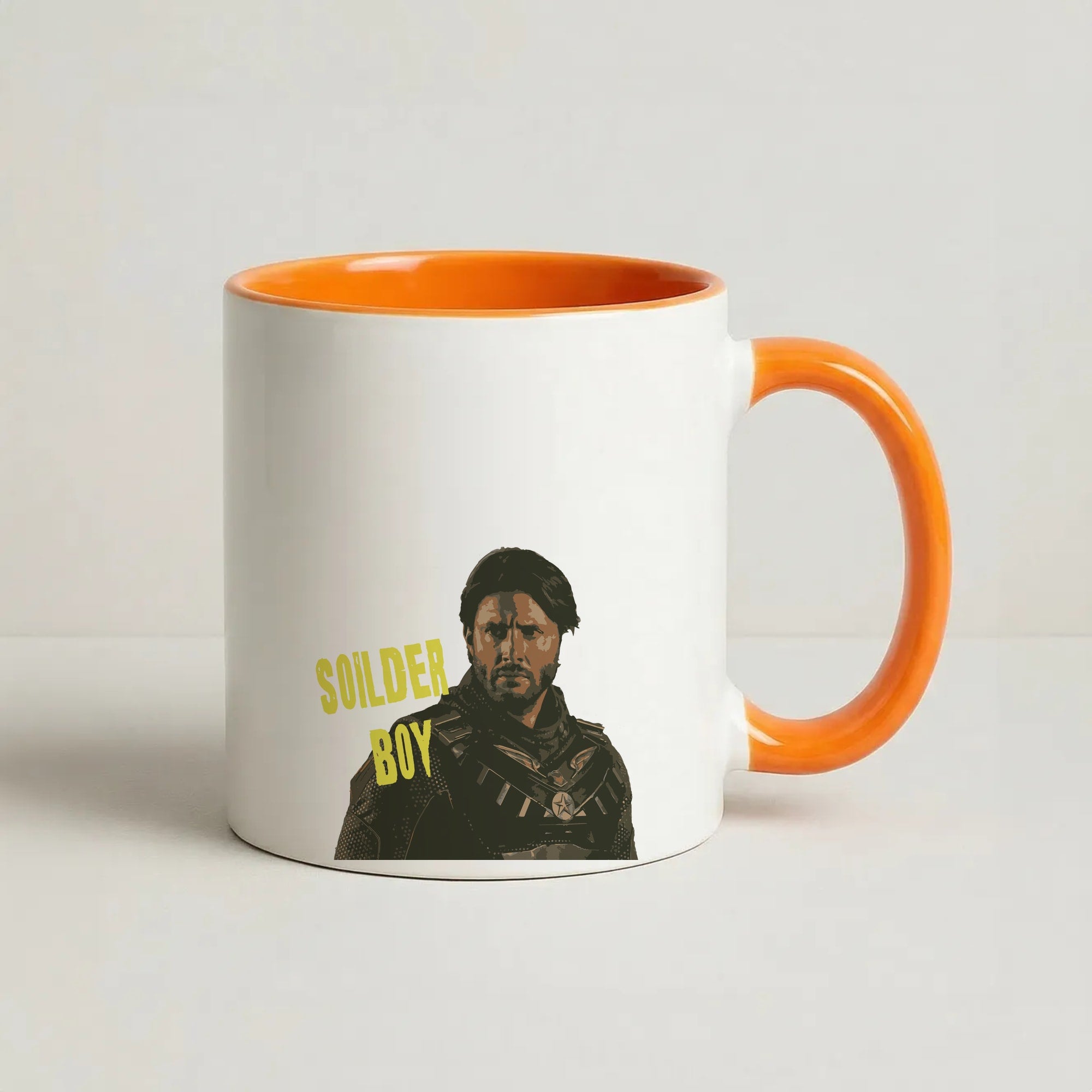Soldier Boy Coffee Orange Mug