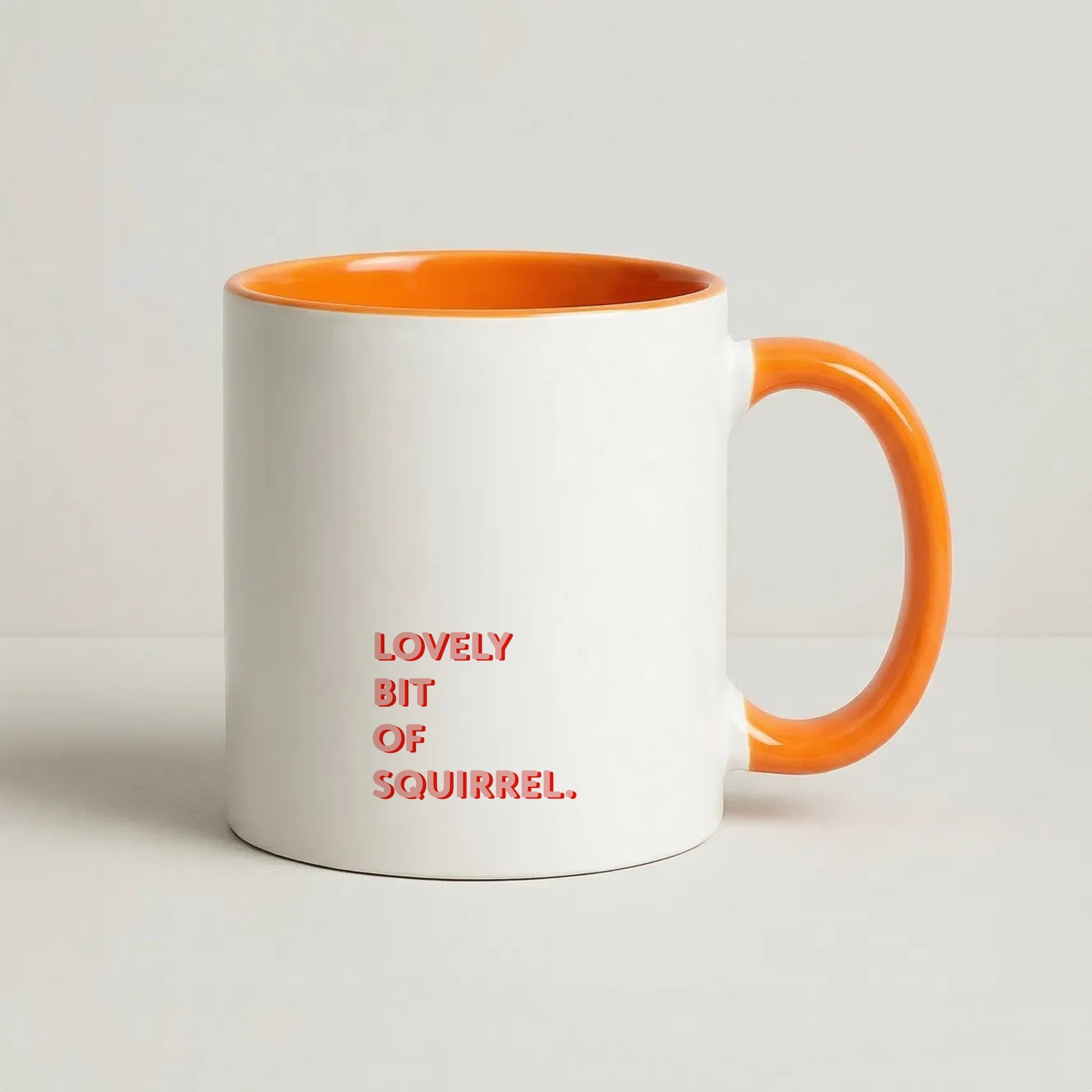 Lovely Bit Of Squirrel - FND Coffee Orange Mug