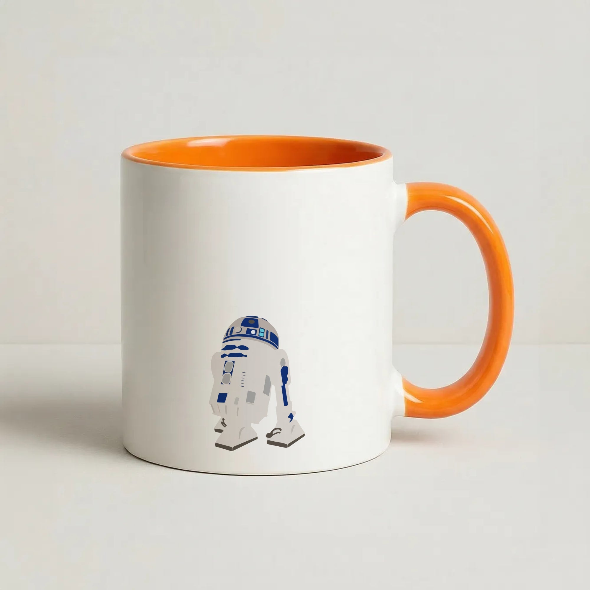 R2D2 Coffee Orange Mug