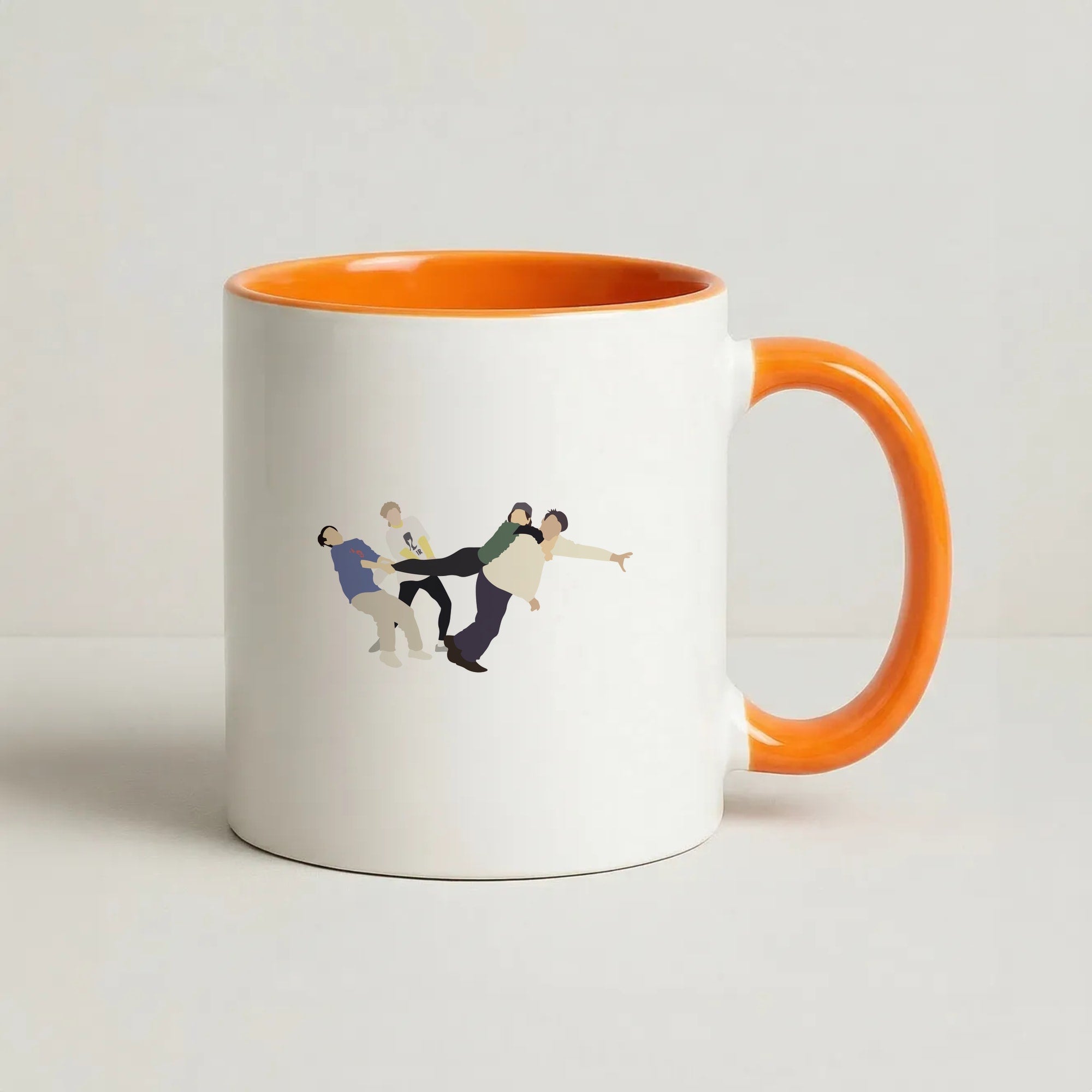 Tug Of War Coffee Orange Mug