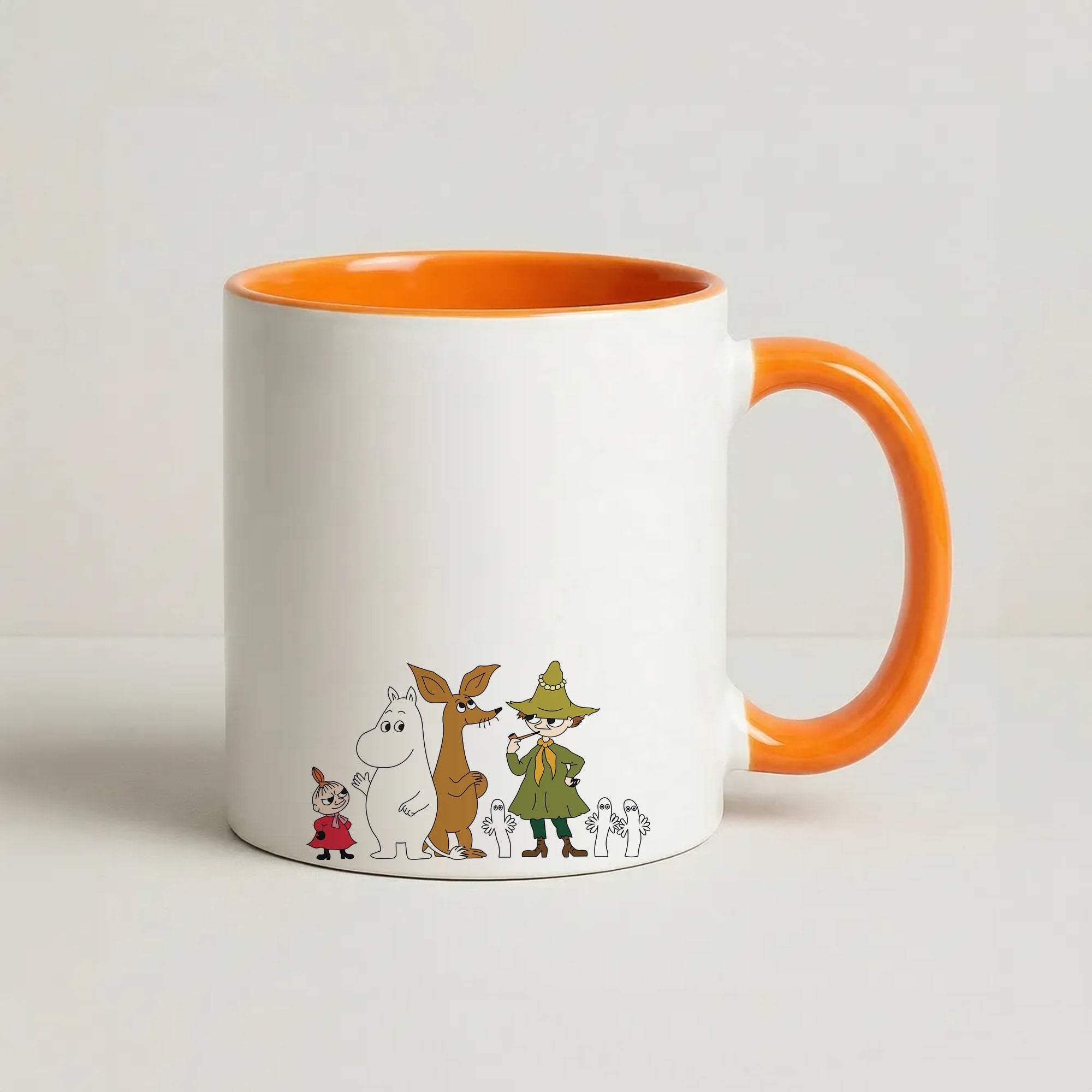 Moom Characters Coffee Orange Mug
