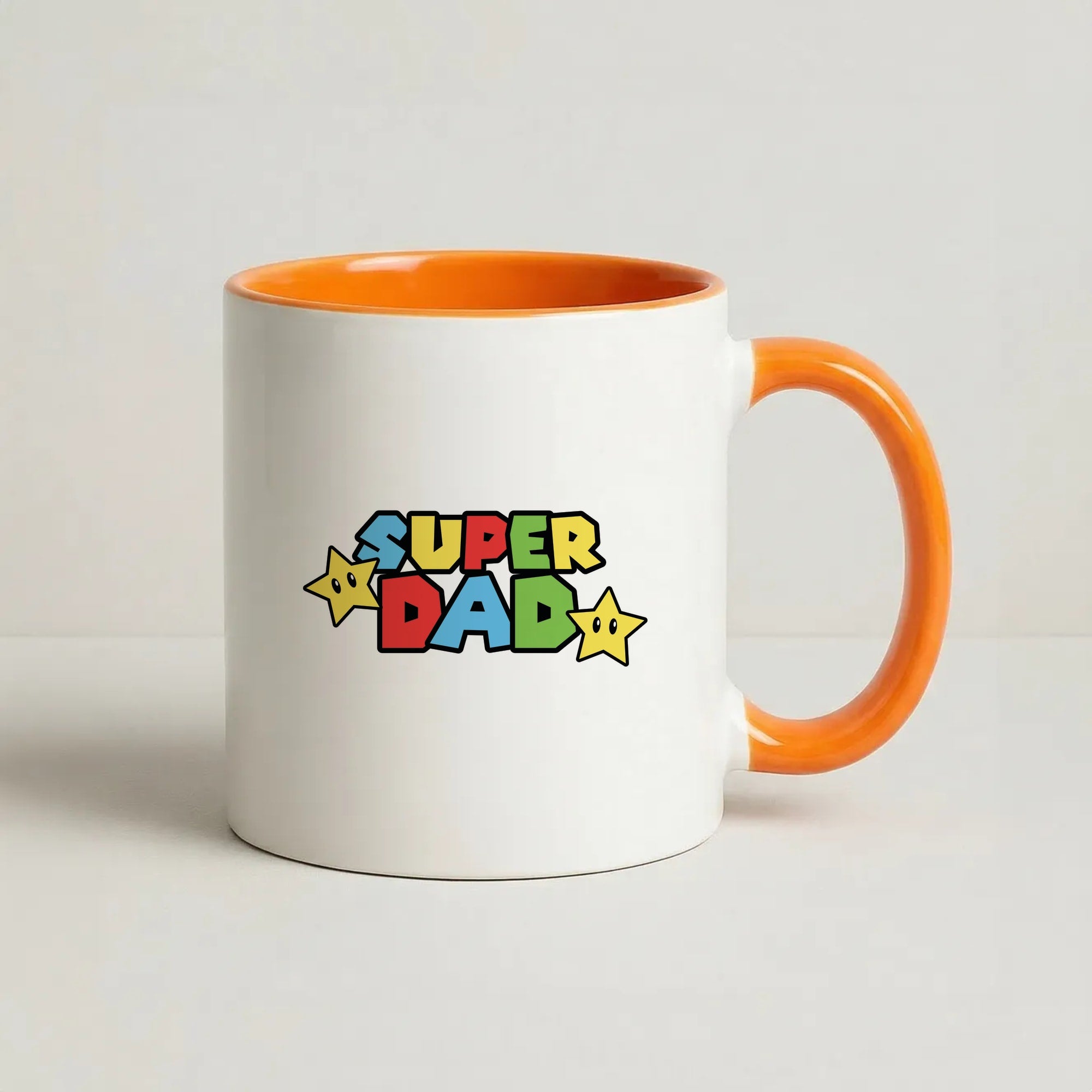 Super Dad Coffee Orange Mug
