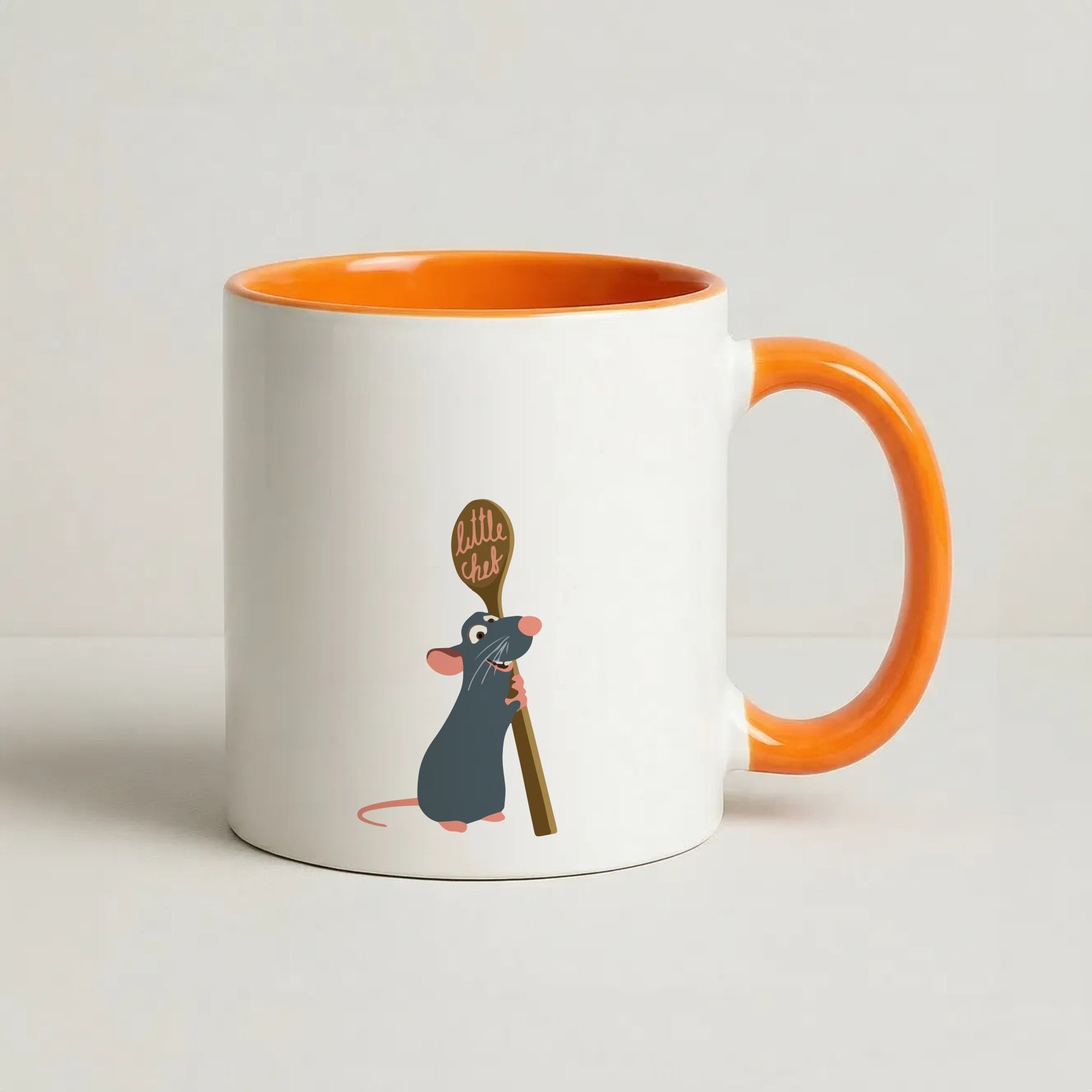 Chef Rat Coffee Orange Mug