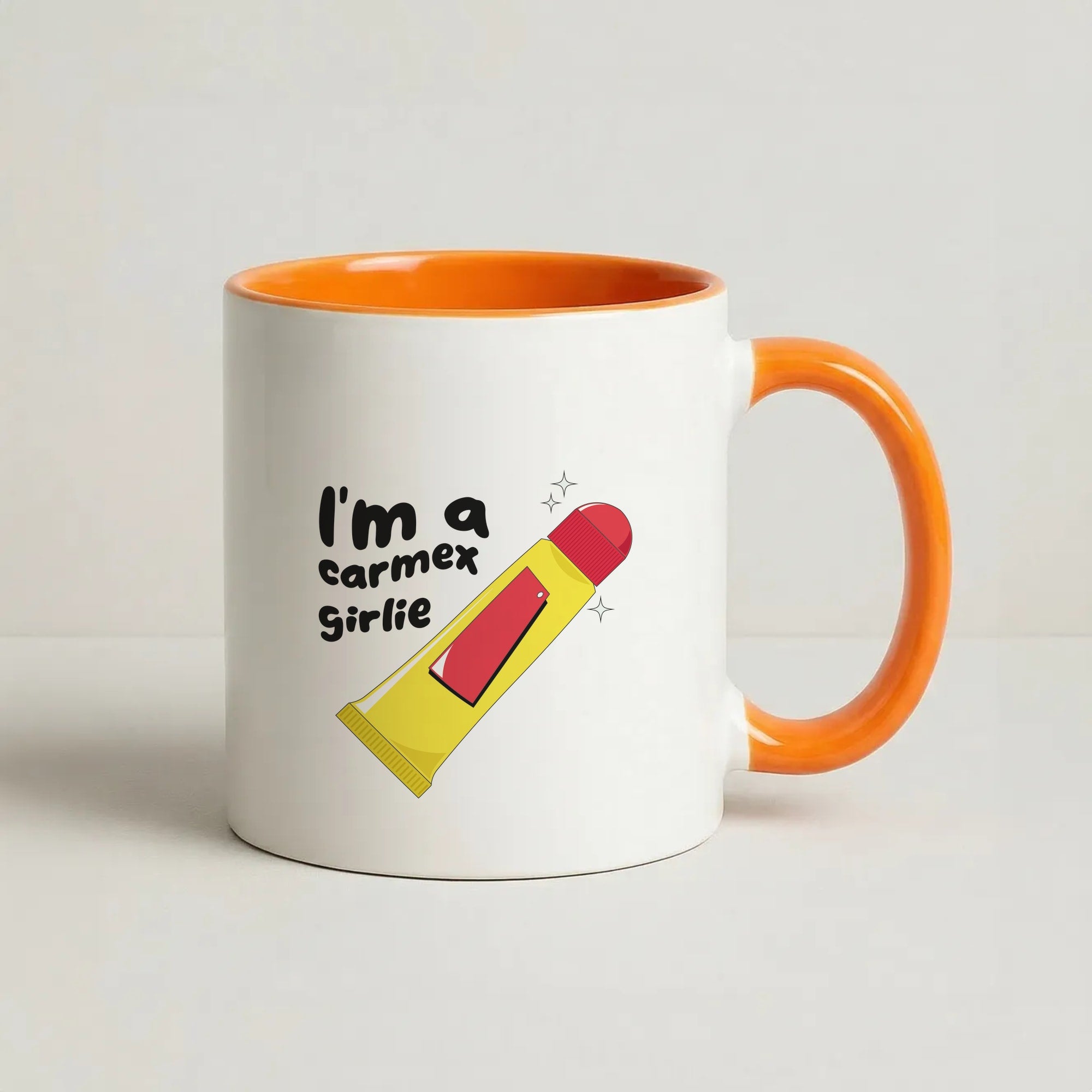 I'm A Carmex Girlie - Chamberlain Coffee Orange Mug