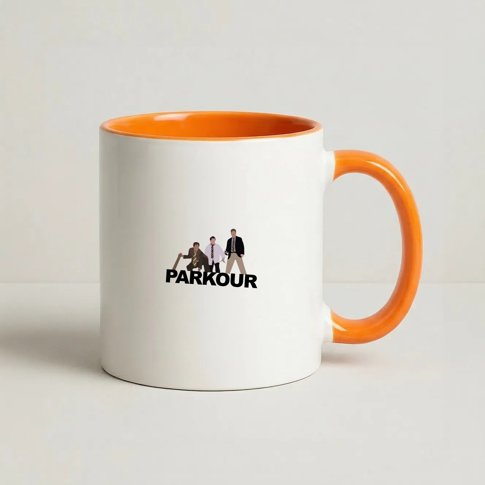 Parkour Coffee Orange Mug